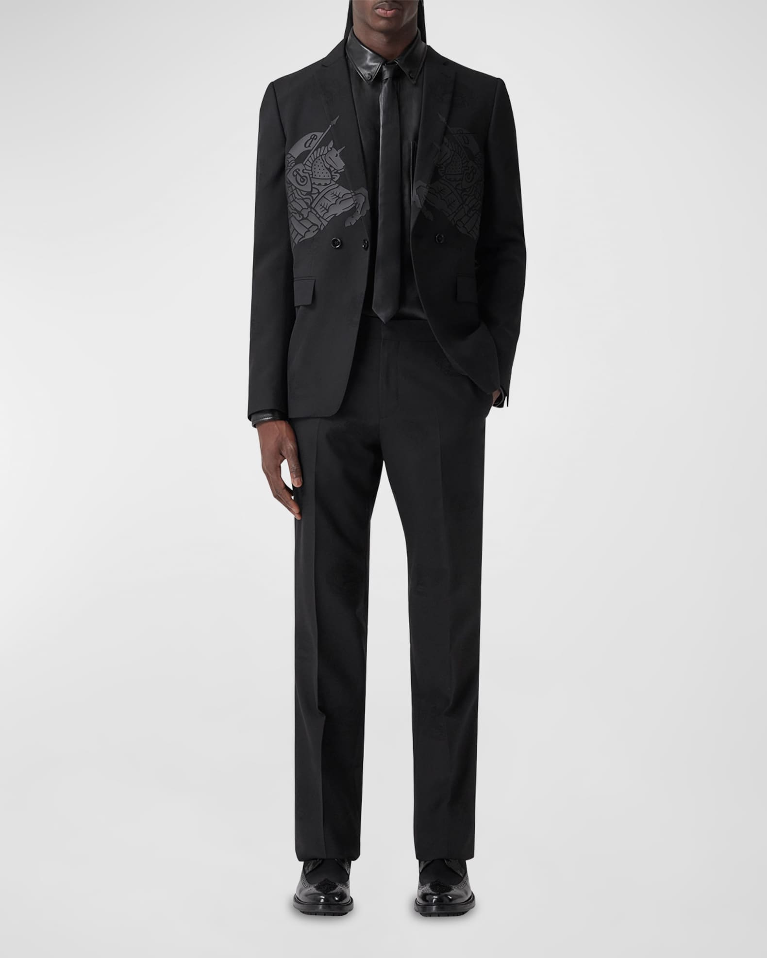 Burberry Men's Turner EKD Tuxedo Pants | Neiman Marcus