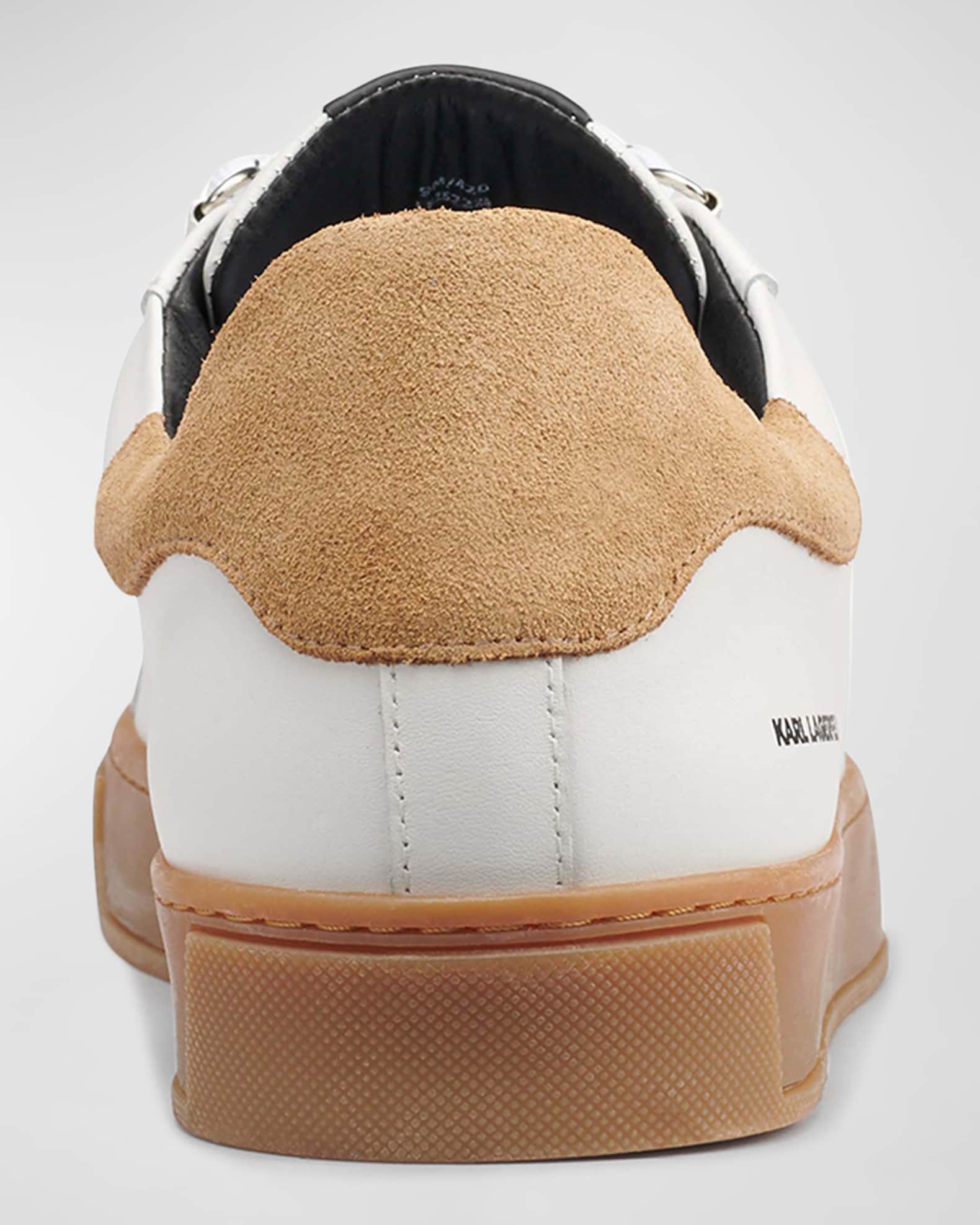 Karl Lagerfeld Paris Men's Leather Low-Top Sneakers | Neiman
