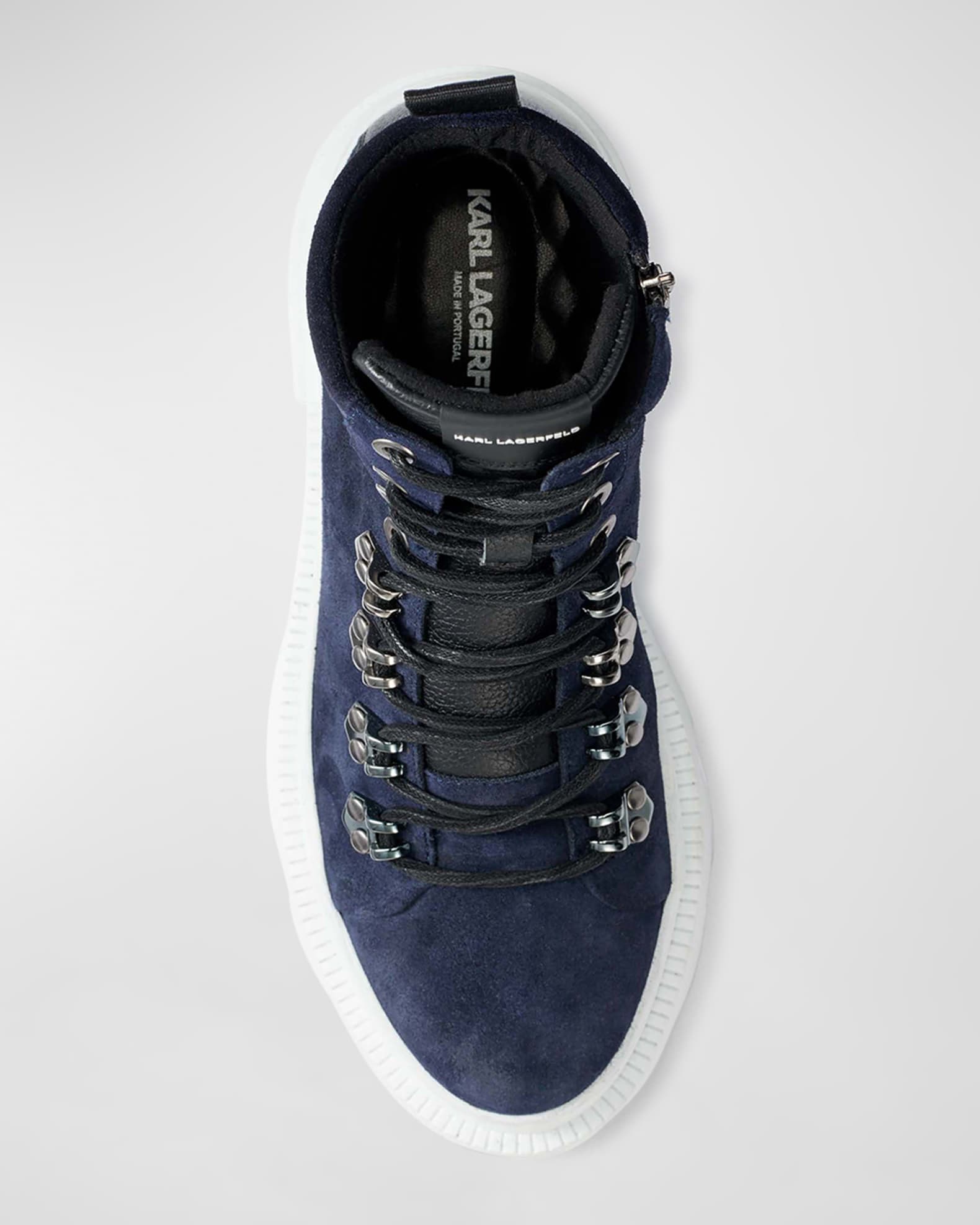 Karl lagerfeld blue suede shoes 2025