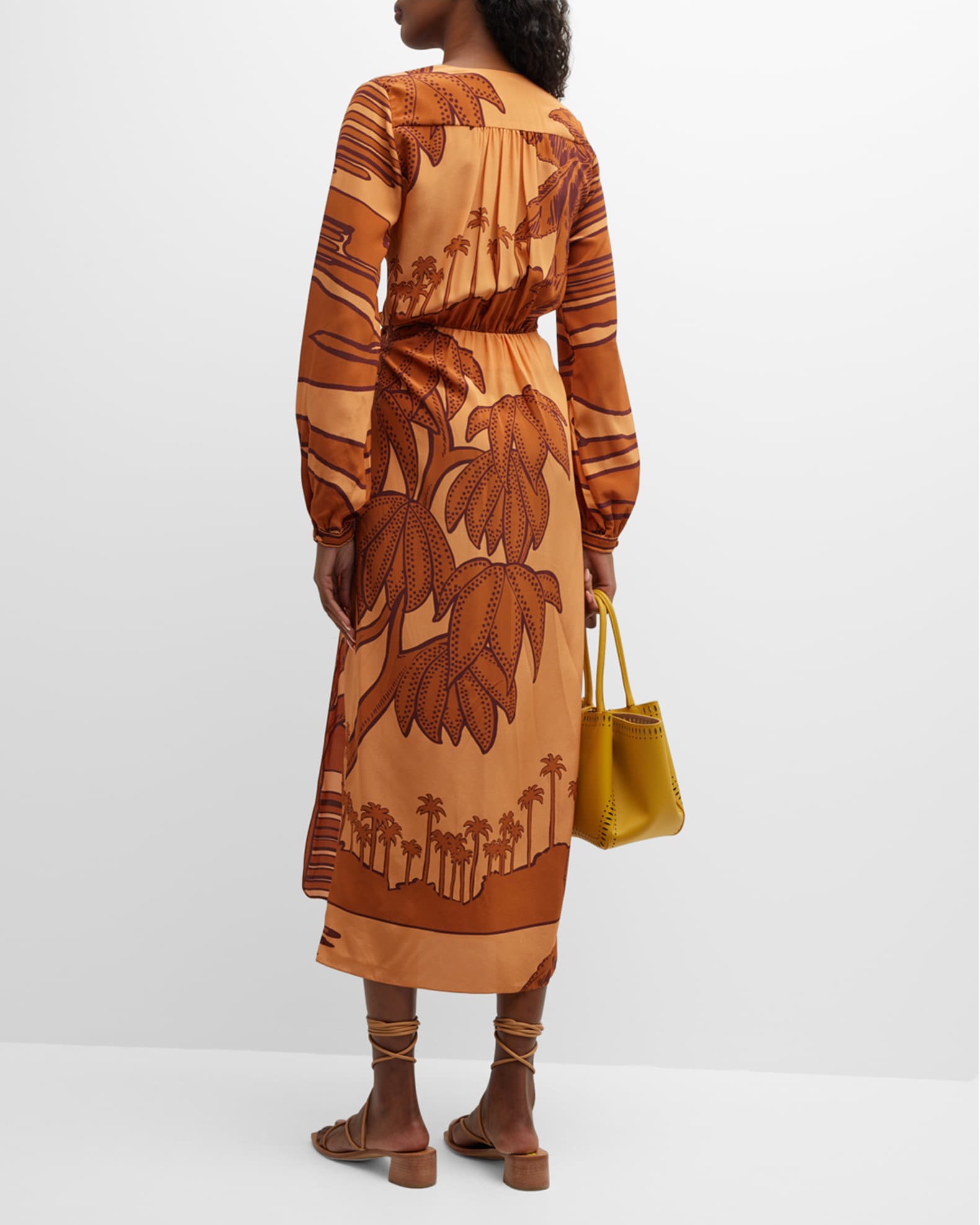 Donna Morgan Crochet Midi Dress in Blue