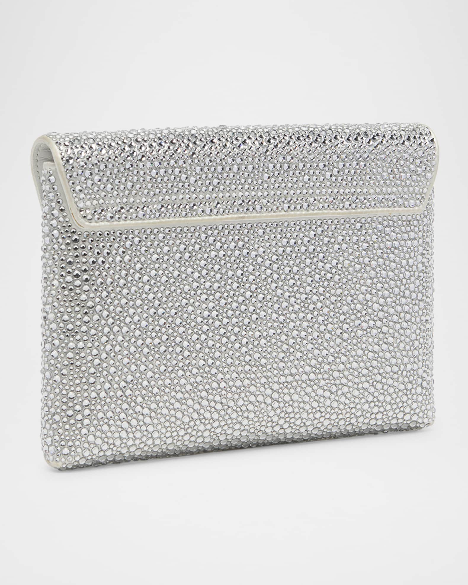 Versace La Medusa Mini Crystal Crossbody Bag | Neiman Marcus