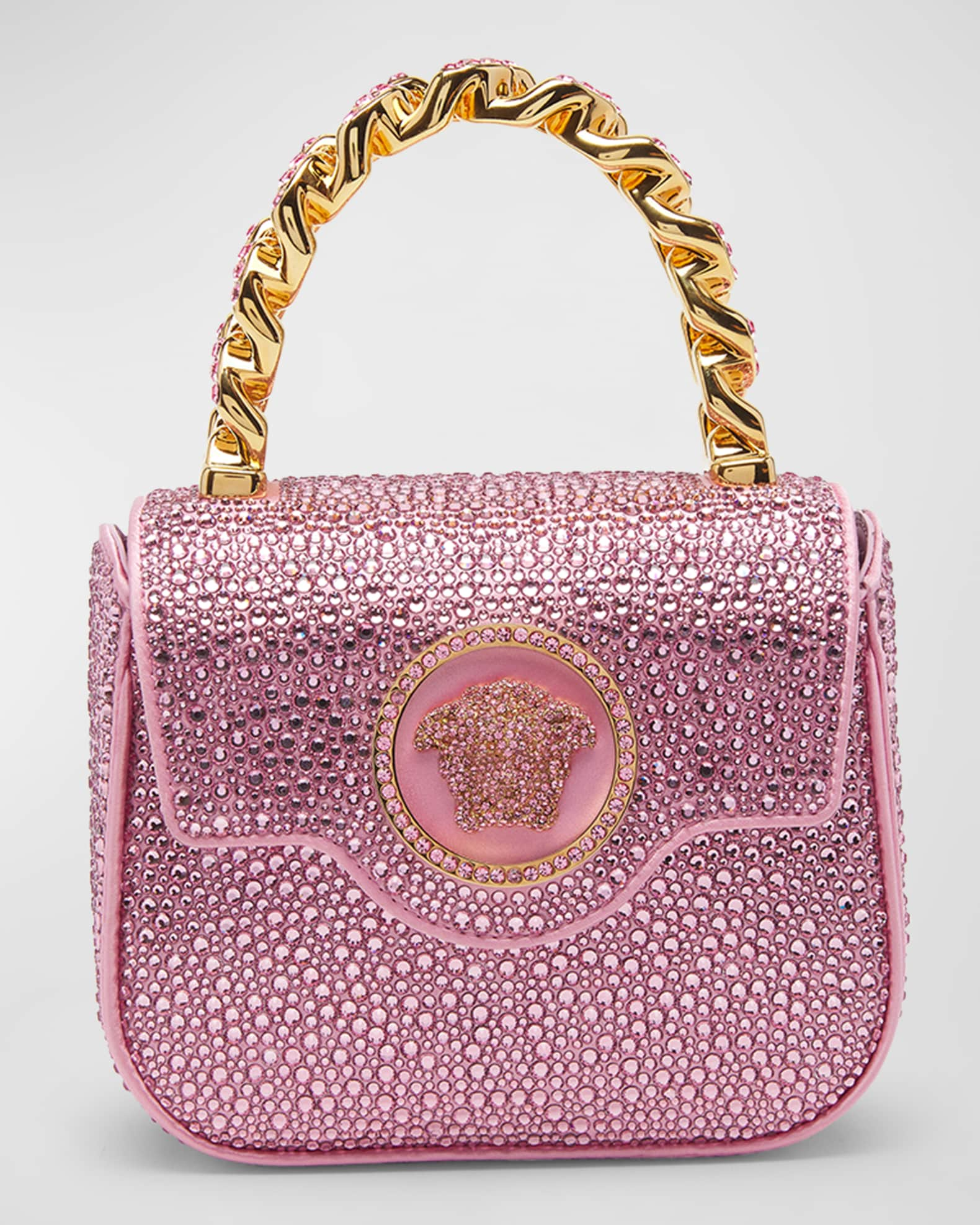 Womens La Medusa Bag  Versace La Medusa Shoulder Bag Pink