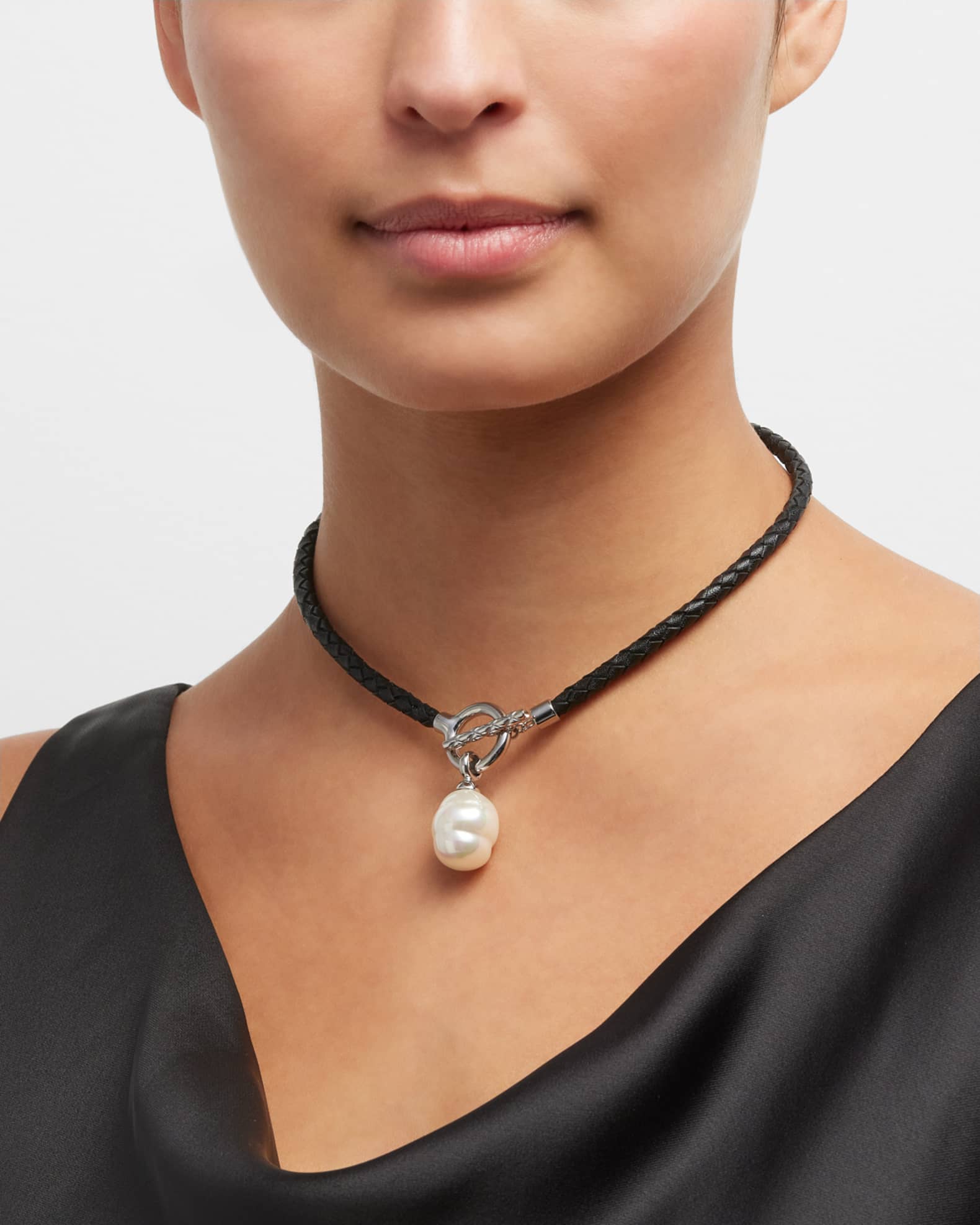Majorica black pearl necklace online