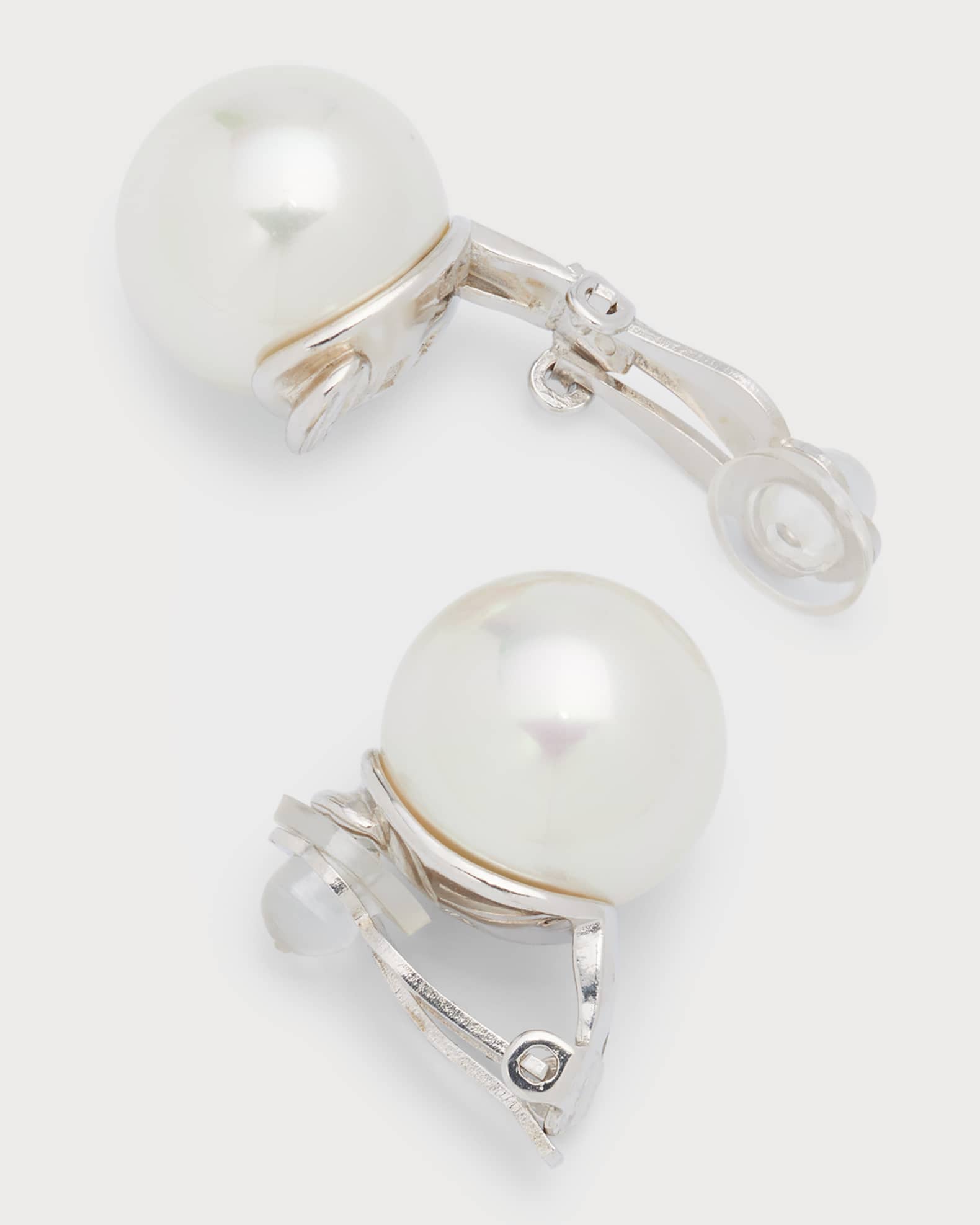Majorica pearl clip earrings hot sale