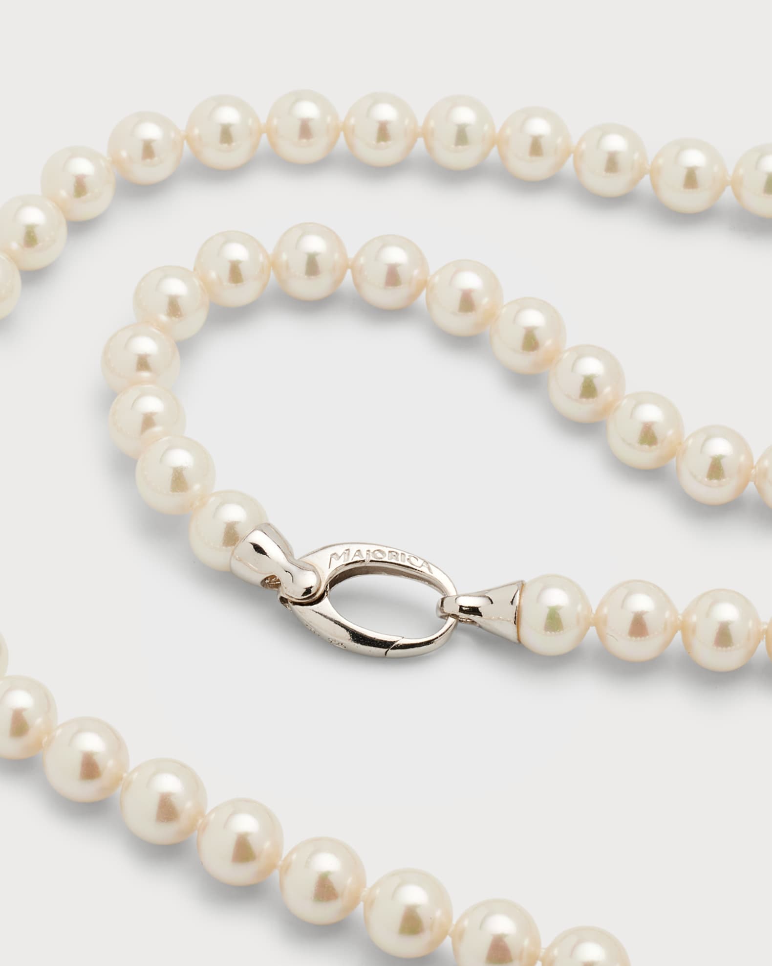 Majorica pearl necklace 18 deals