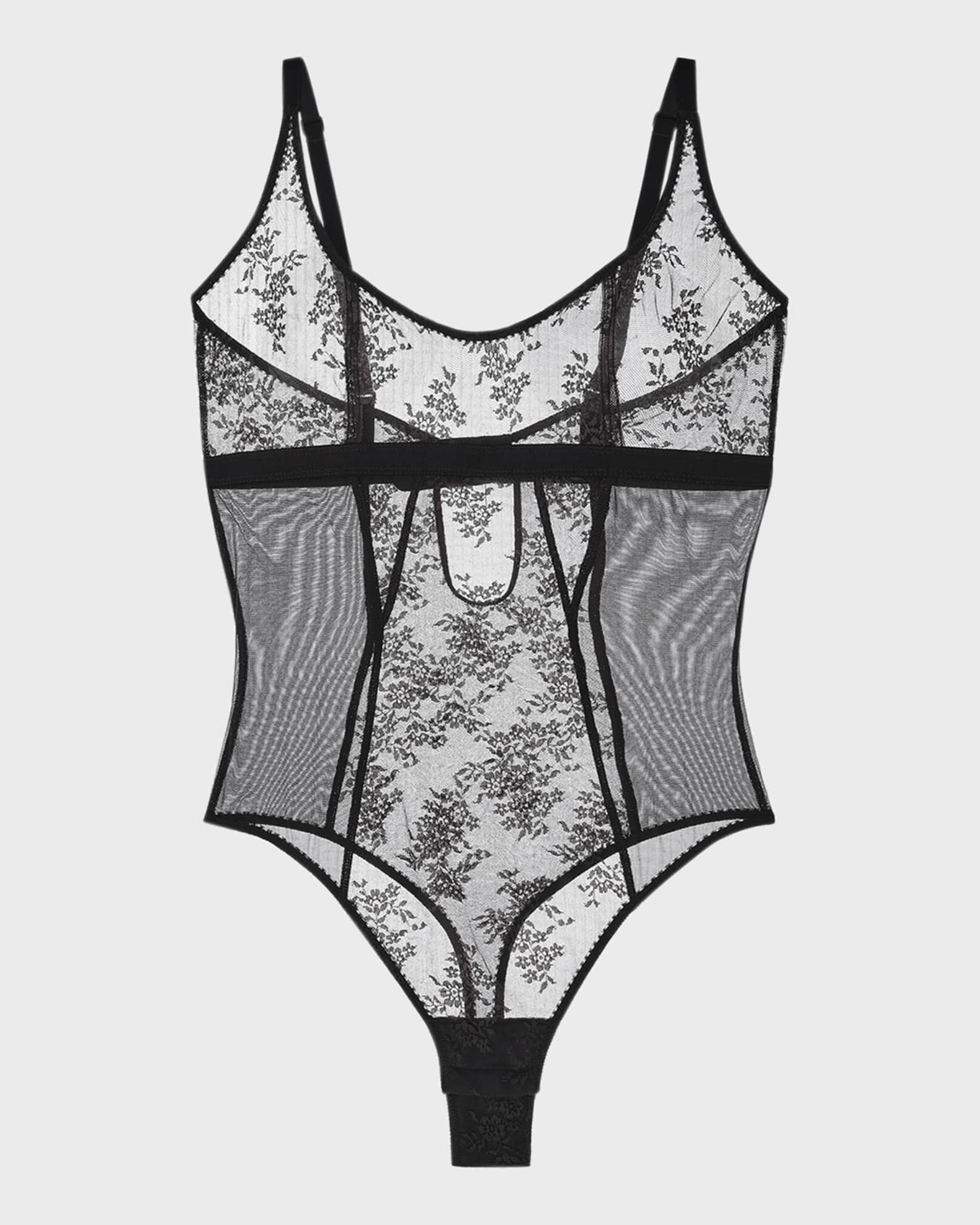 Journelle Romy ScoopNeck Lace Bodysuit Neiman Marcus