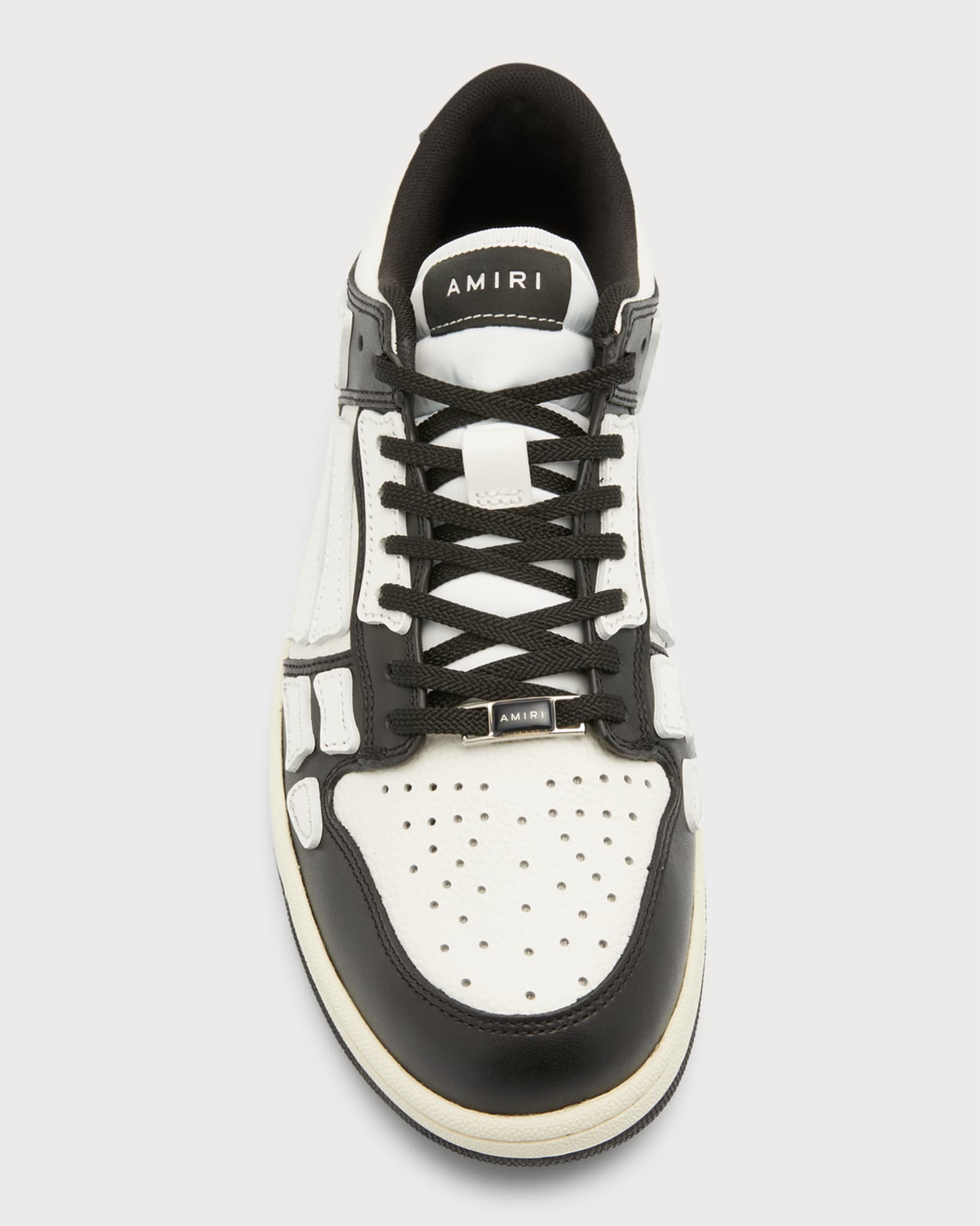 Amiri Men's Skel Bicolor Leather Low-Top Sneakers | Neiman
