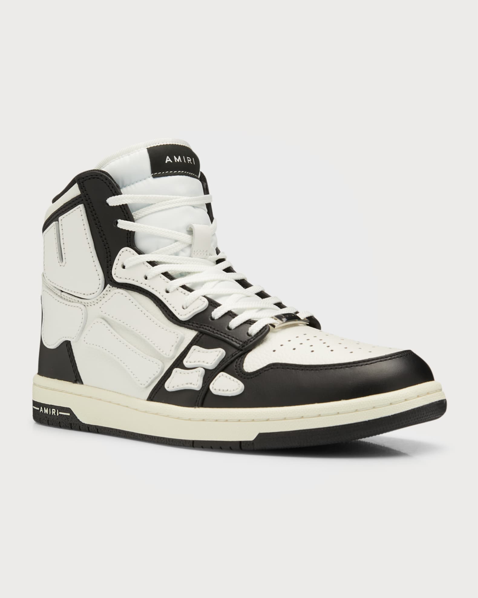 Amiri Men's Skel-Top Hi Leather Bones High-Top Sneakers