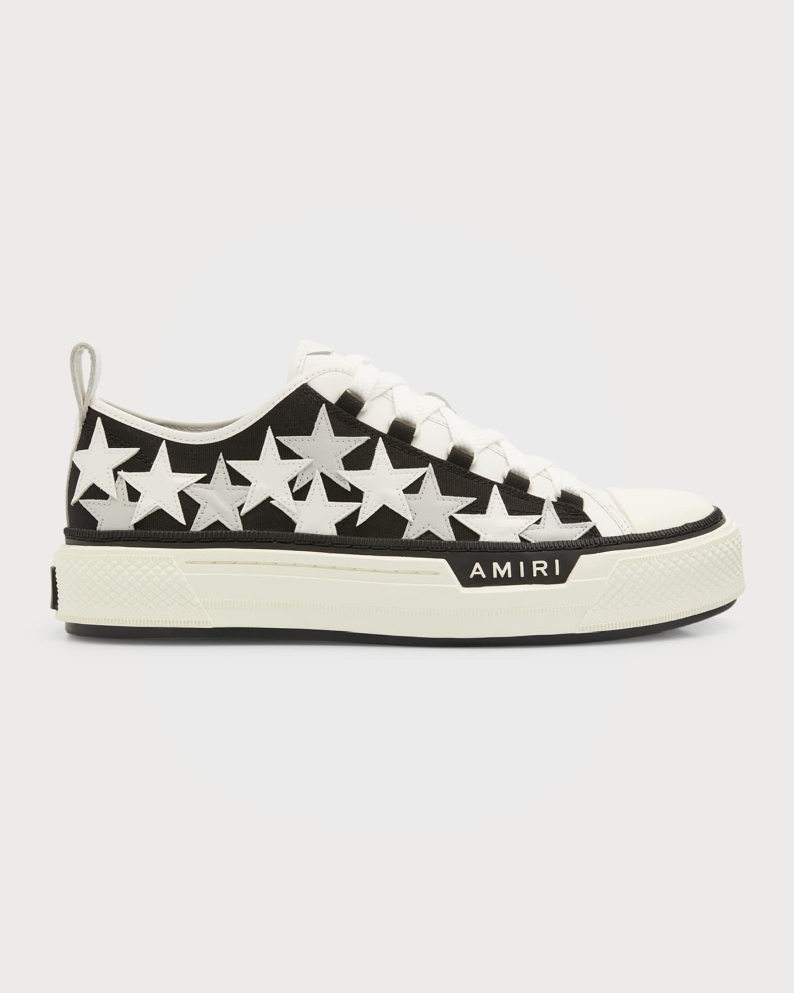 Amiri Men #39 s Stars Court Canvas Appliqué Low Top Sneakers Neiman Marcus