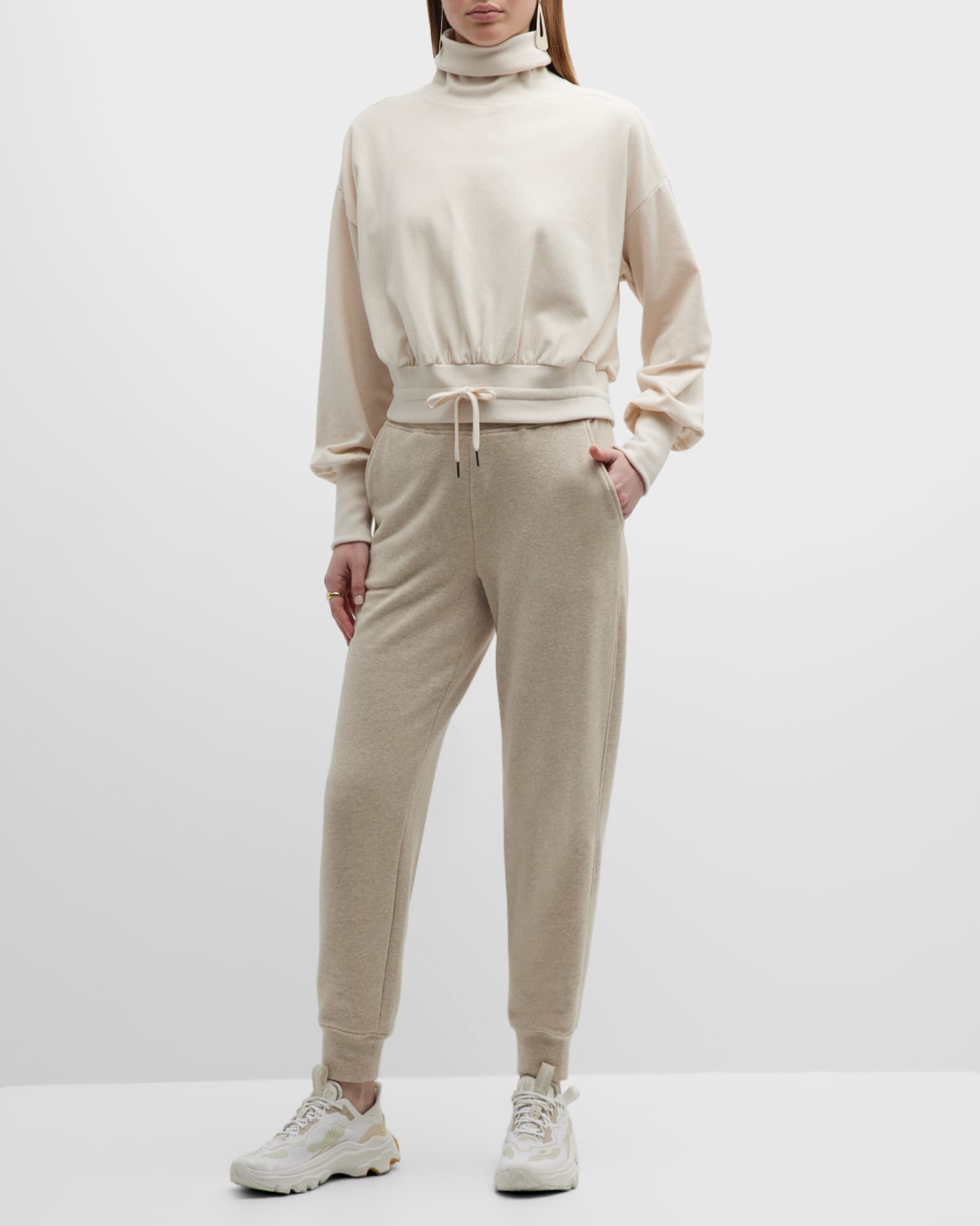 Sweaty Betty Melody Luxe Fleece Pullover | Neiman Marcus