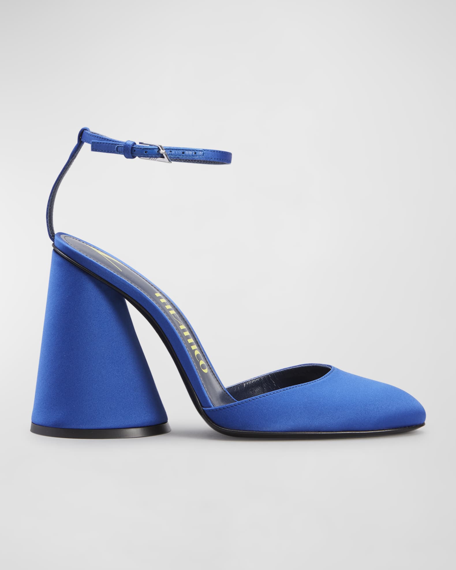 blue ankle strap pumps