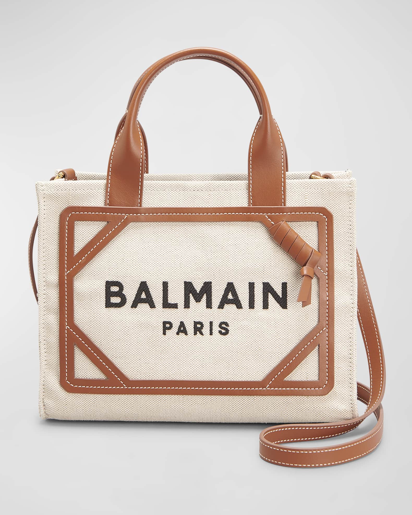 Balmain B Army Small Shopper Tote Bag Neiman Marcus