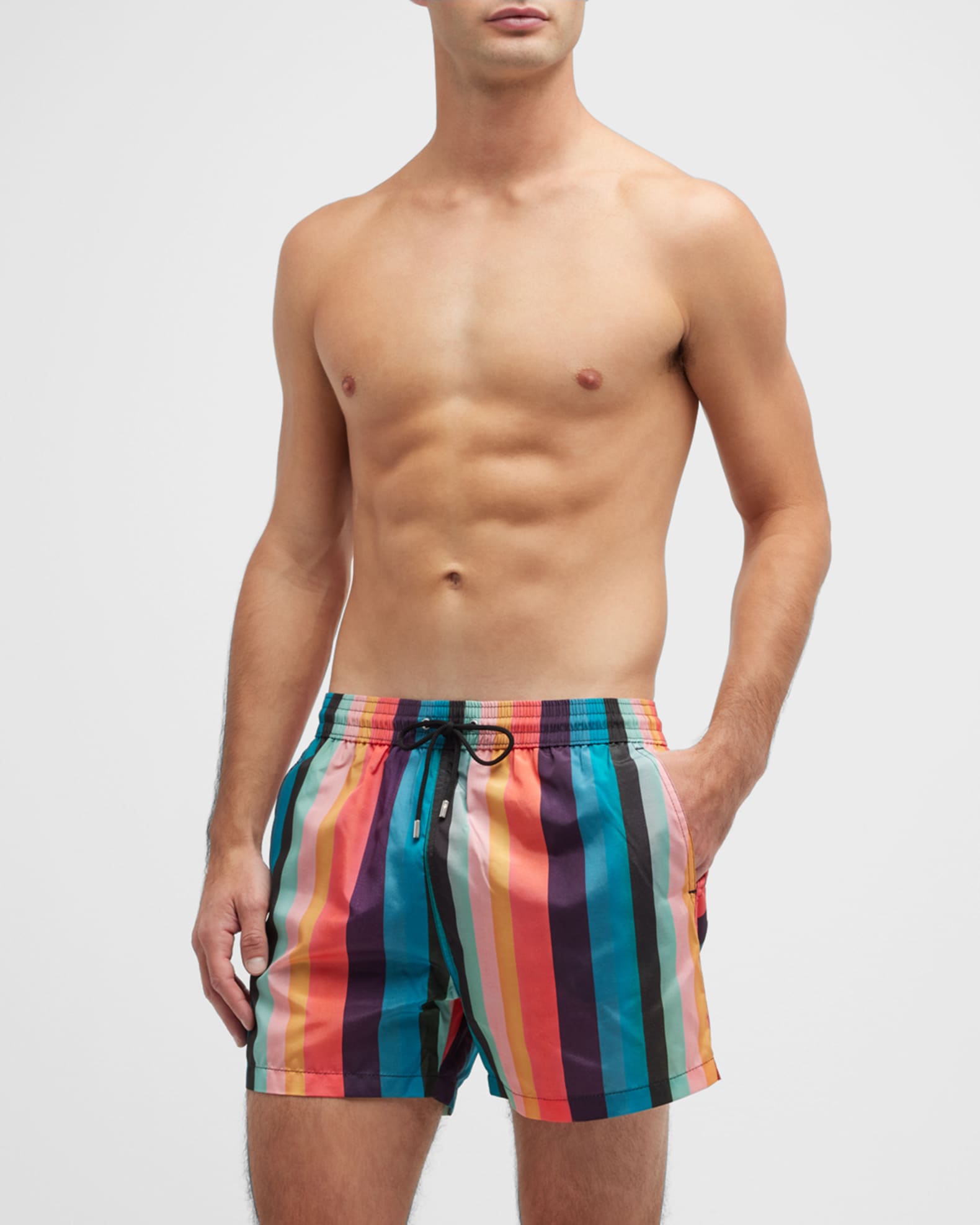 Paul Smith Men Mens Swim Short Pln+Strp