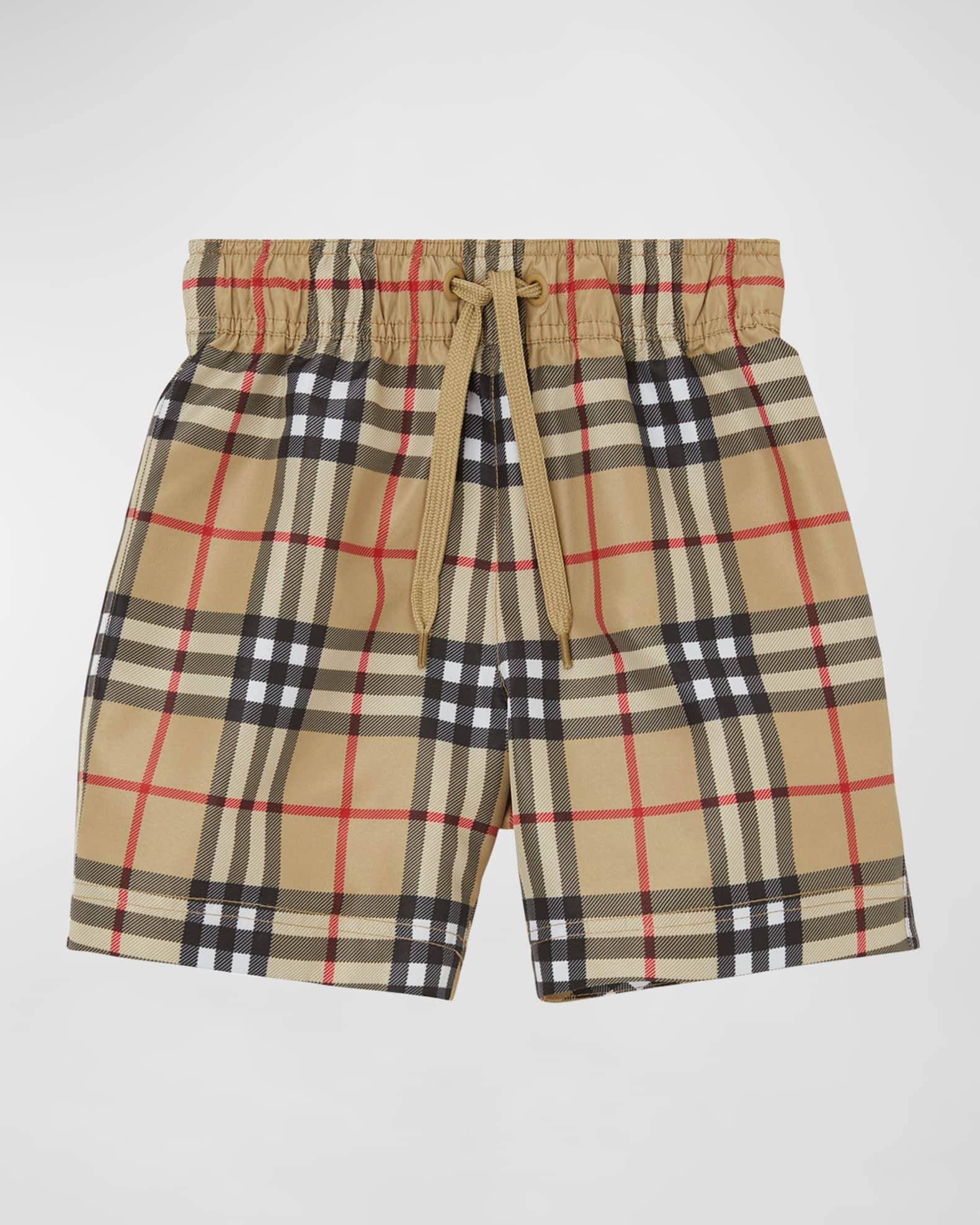 Boy s Malcolm Check Swim Trunk Collection Neiman Marcus