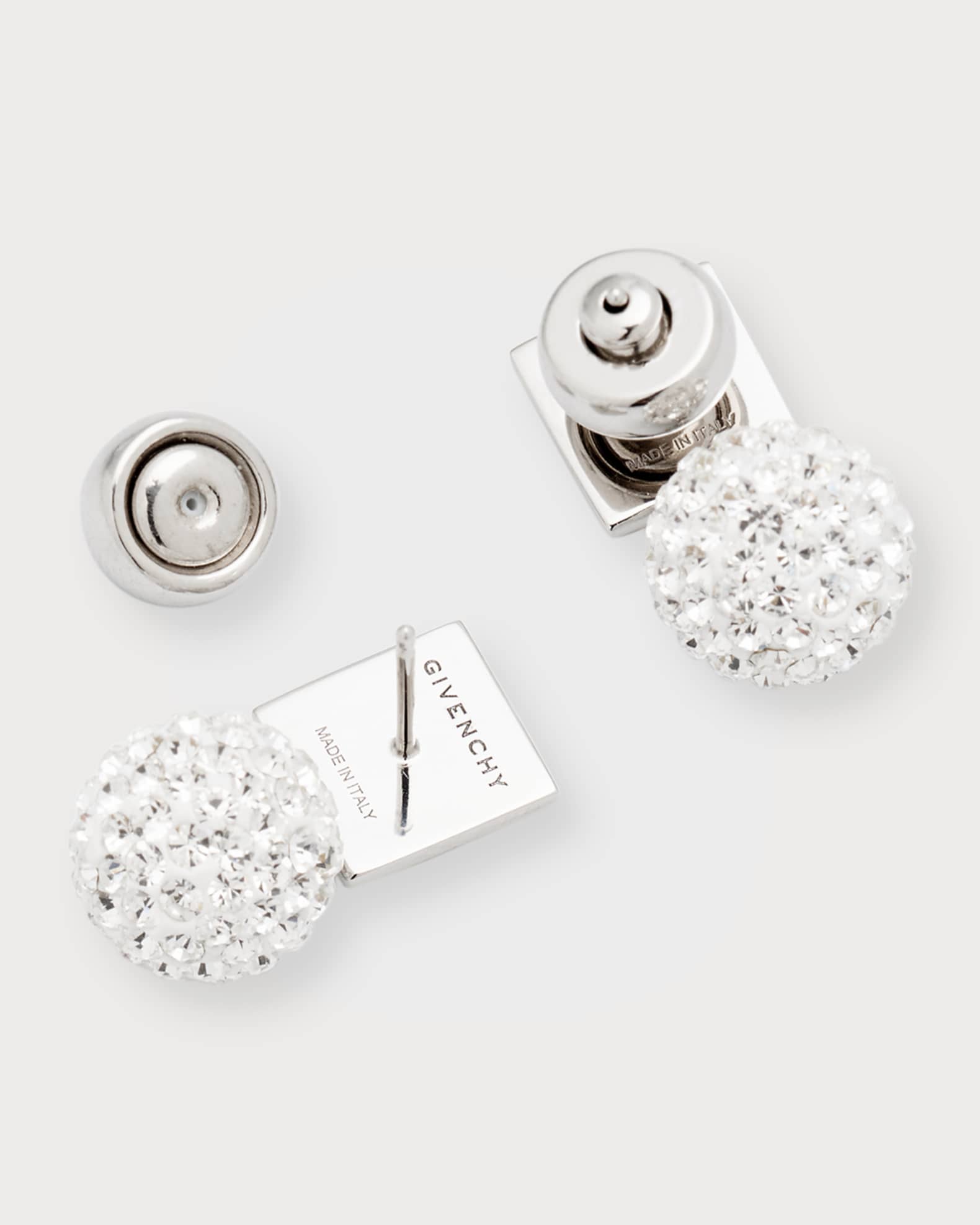 Givenchy 4G Crystal Stud Earrings Neiman Marcus