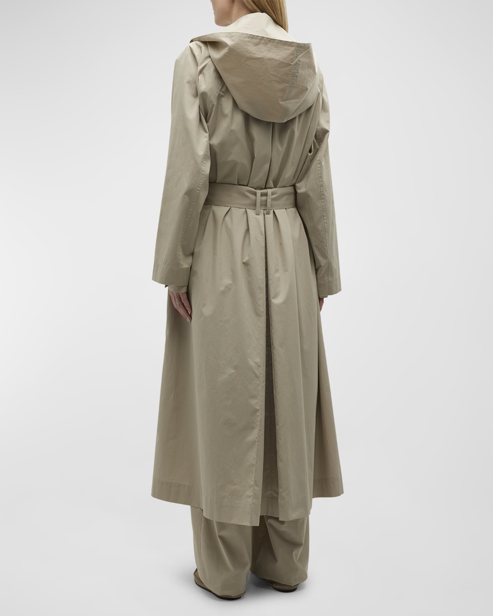 THE ROW Badva Long Belted Trench Coat | Neiman Marcus