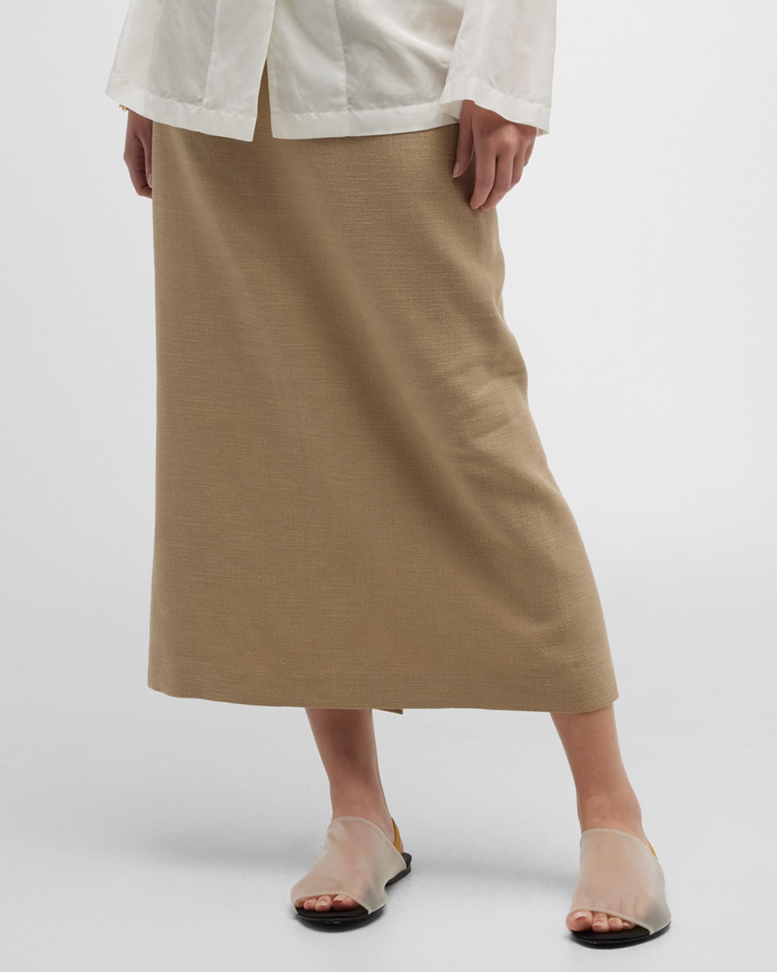 THE ROW Berth Linen Maxi Skirt | Neiman Marcus