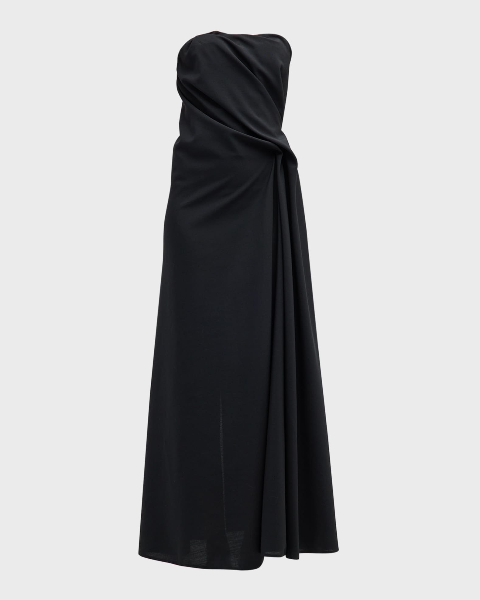 THE ROW Bima Gathered Strapless Dress | Neiman Marcus