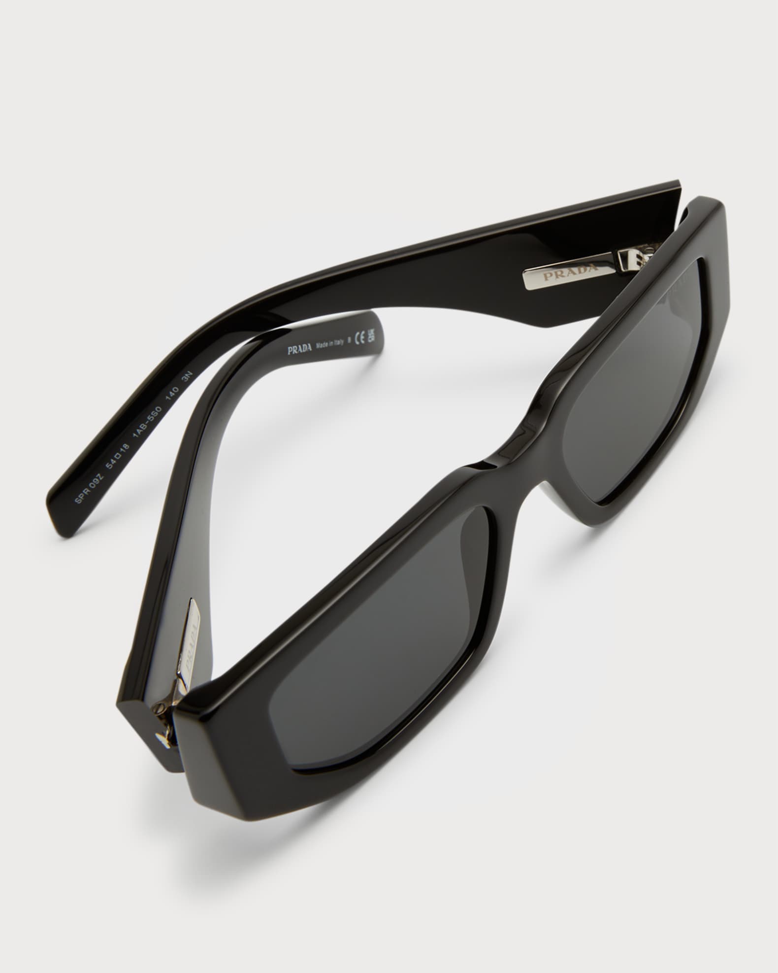 Prada Triangle Logo Round Metal Sunglasses | Neiman Marcus