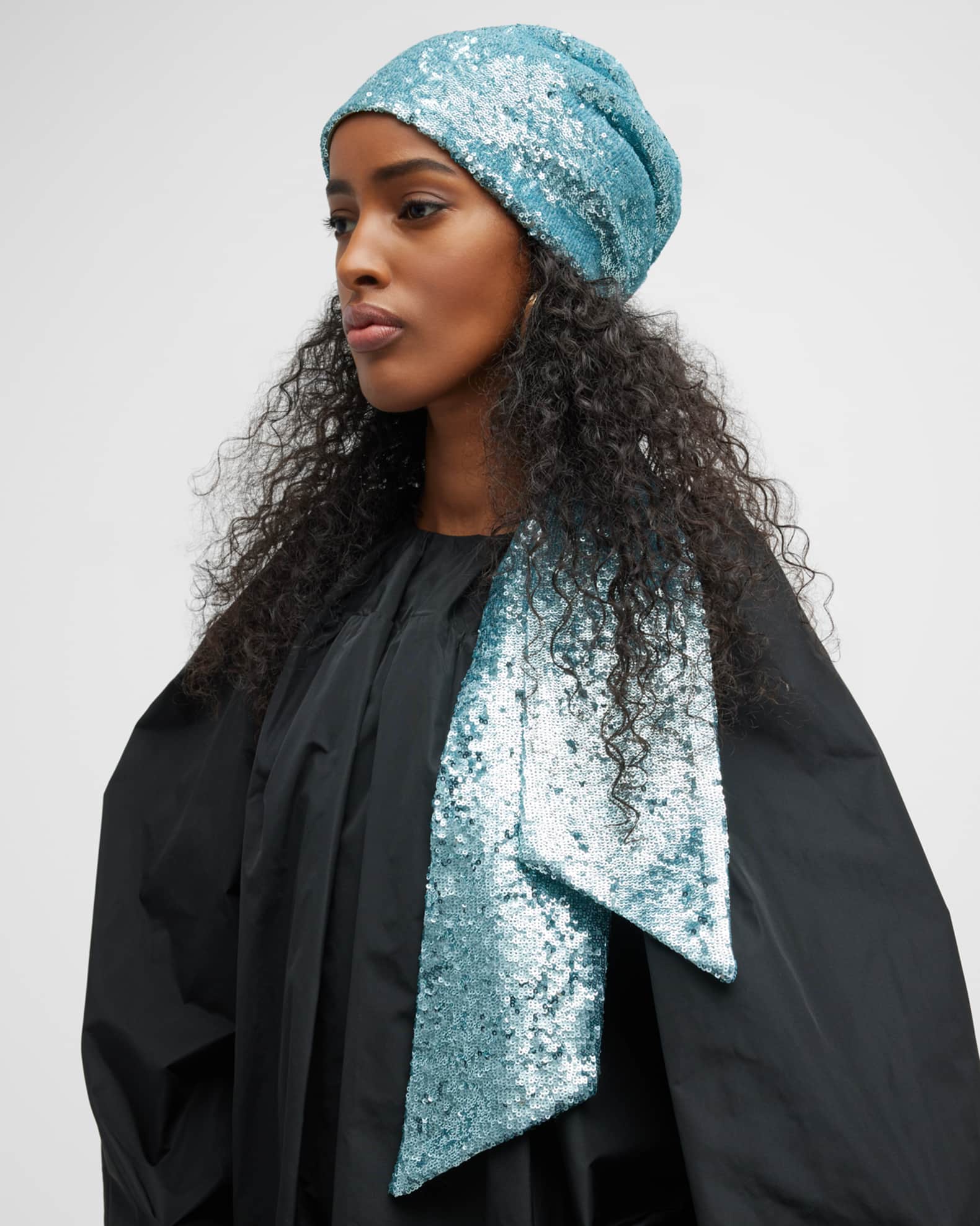 Sequin scarf hot sale