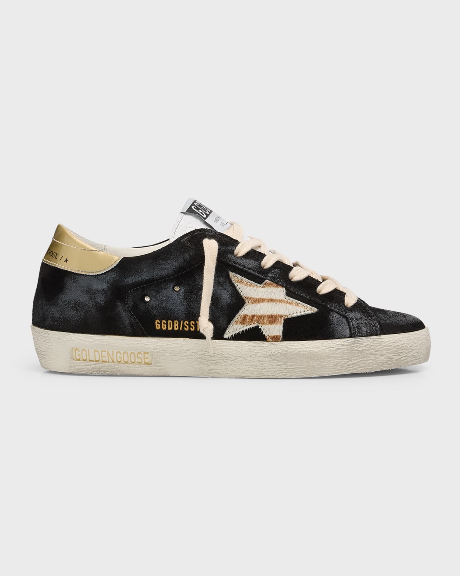 Golden Goose Superstar Mixed Zebra Low Top Sneakers Neiman Marcus