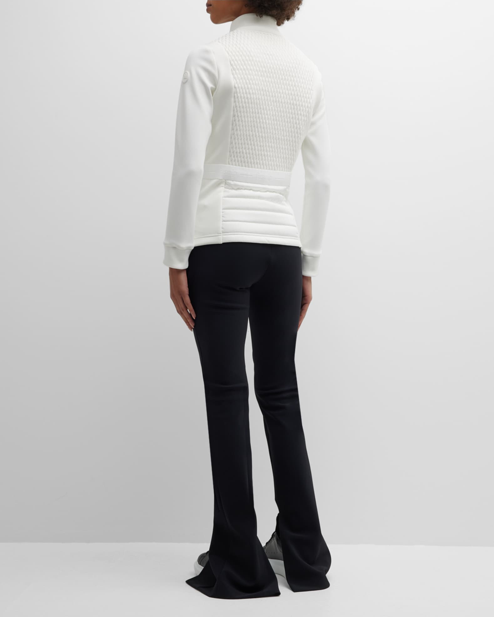 FUSALP Meryl ZipUp Diamond Smocked Jacket Neiman Marcus