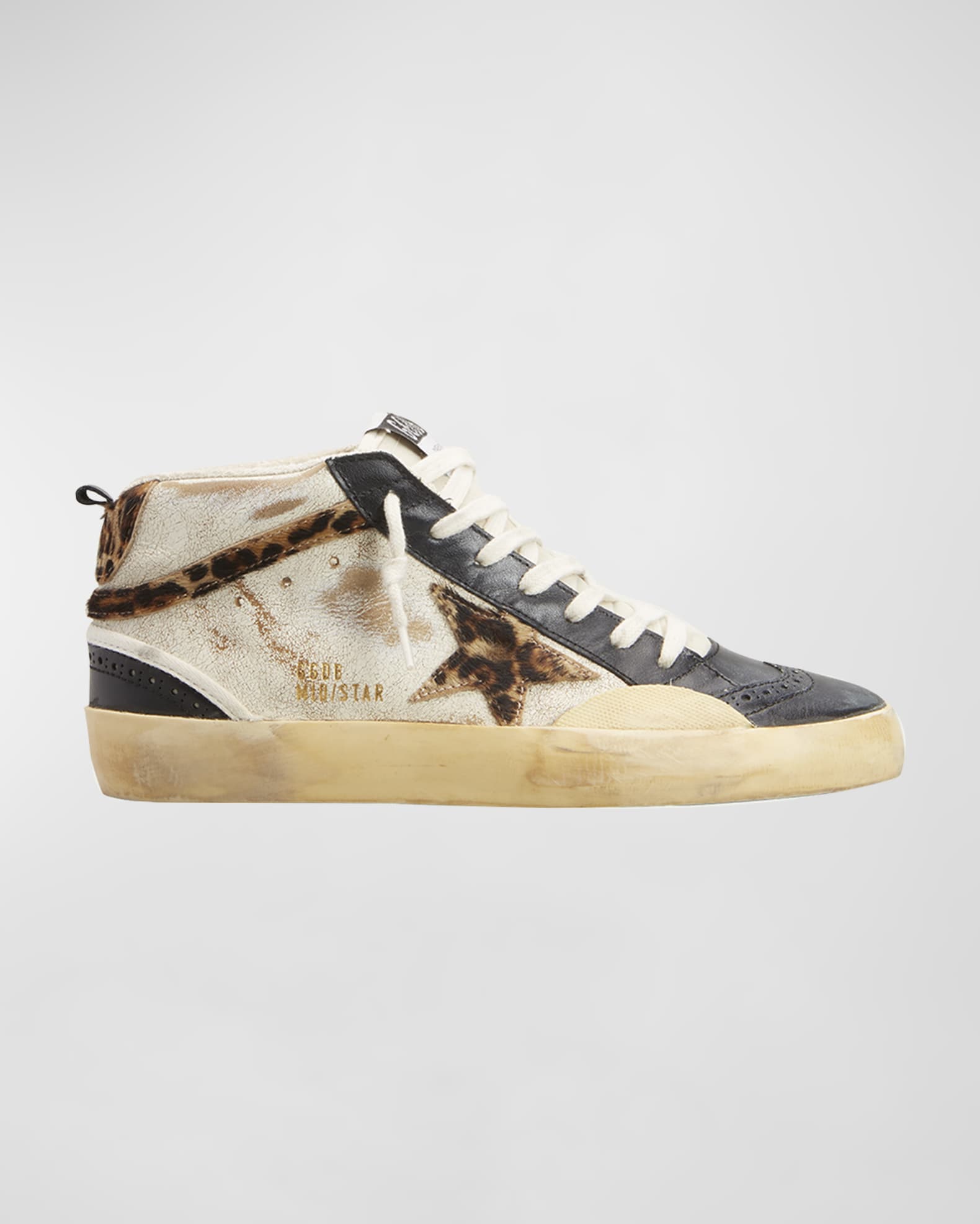 Mid Star Rustic Leather Sneakers 0