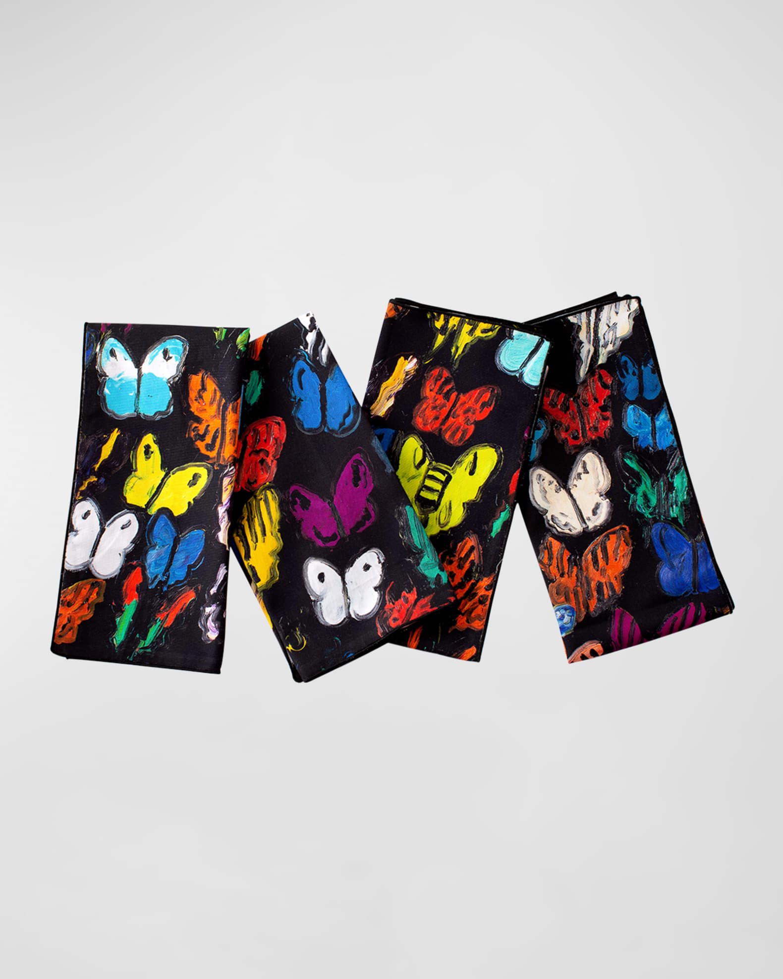 Butterflies In Flight Cotton Dinner Napkin 0