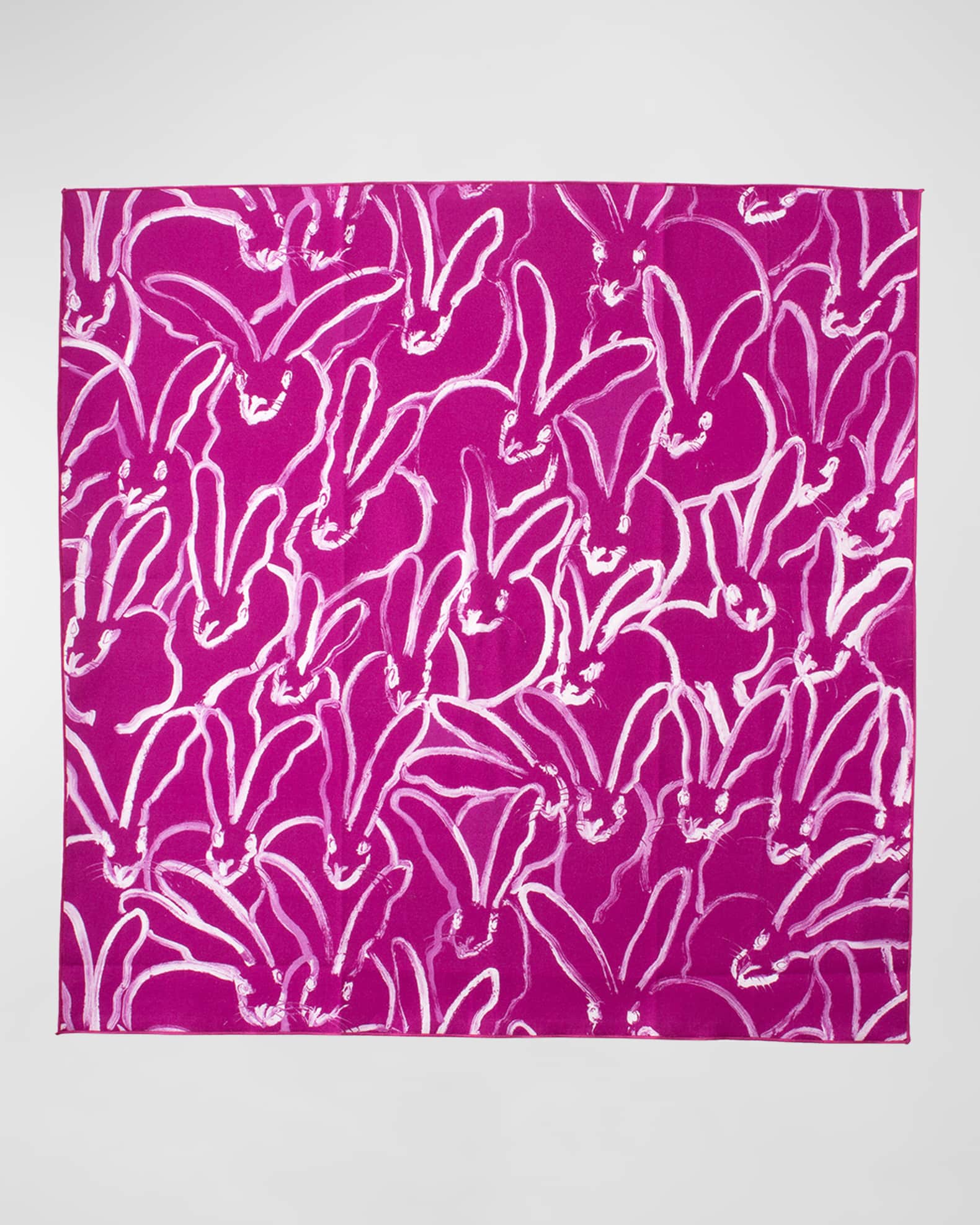 Hunt Slonem Rabbit Run Dinner Napkin - Thumbnail 2