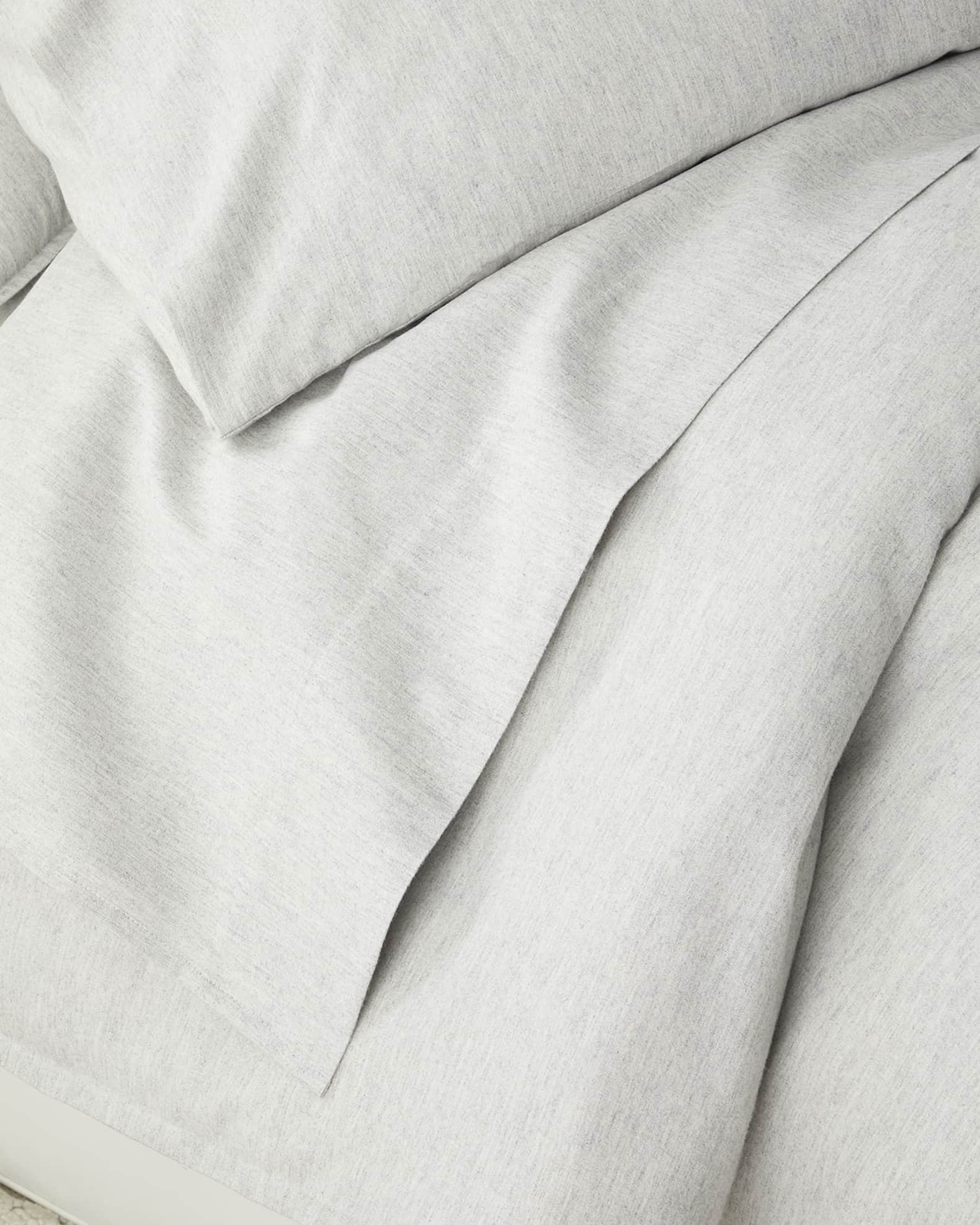 Kassatex Bamboo Flannel Queen Flat Sheet Neiman Marcus