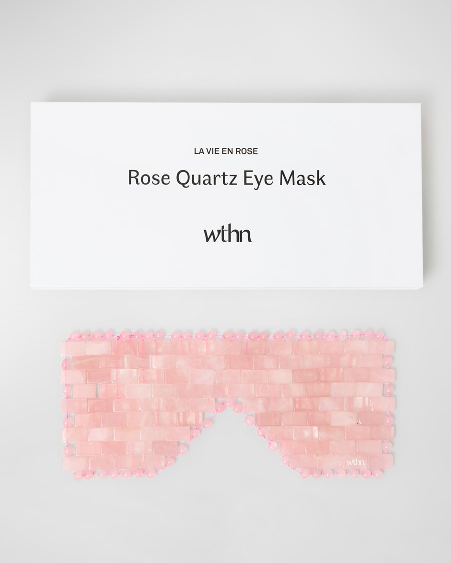 WTHN Rose Quartz Eye Mask Neiman Marcus