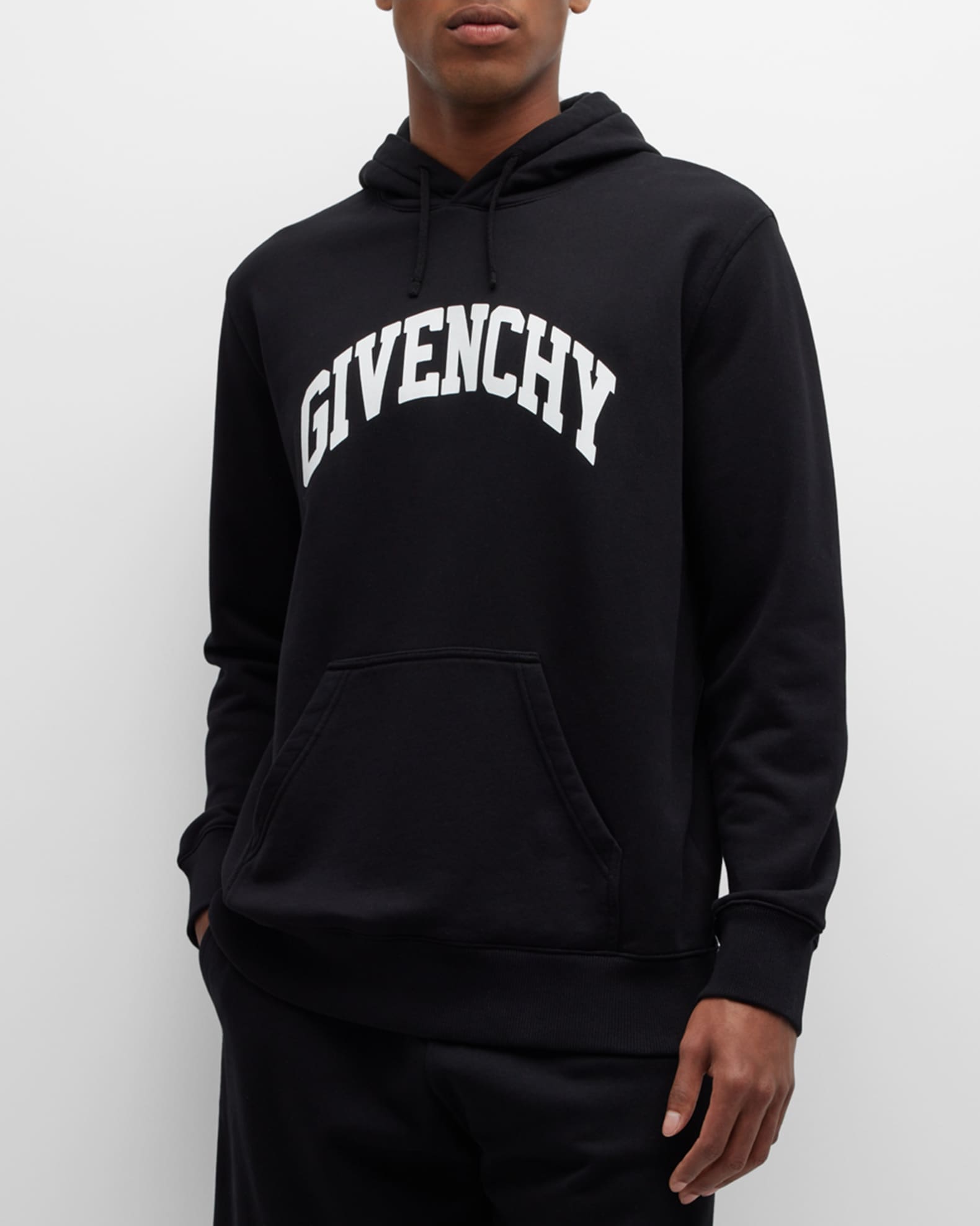 Givenchy Men's Classic-Fit Logo Hoodie | Neiman Marcus