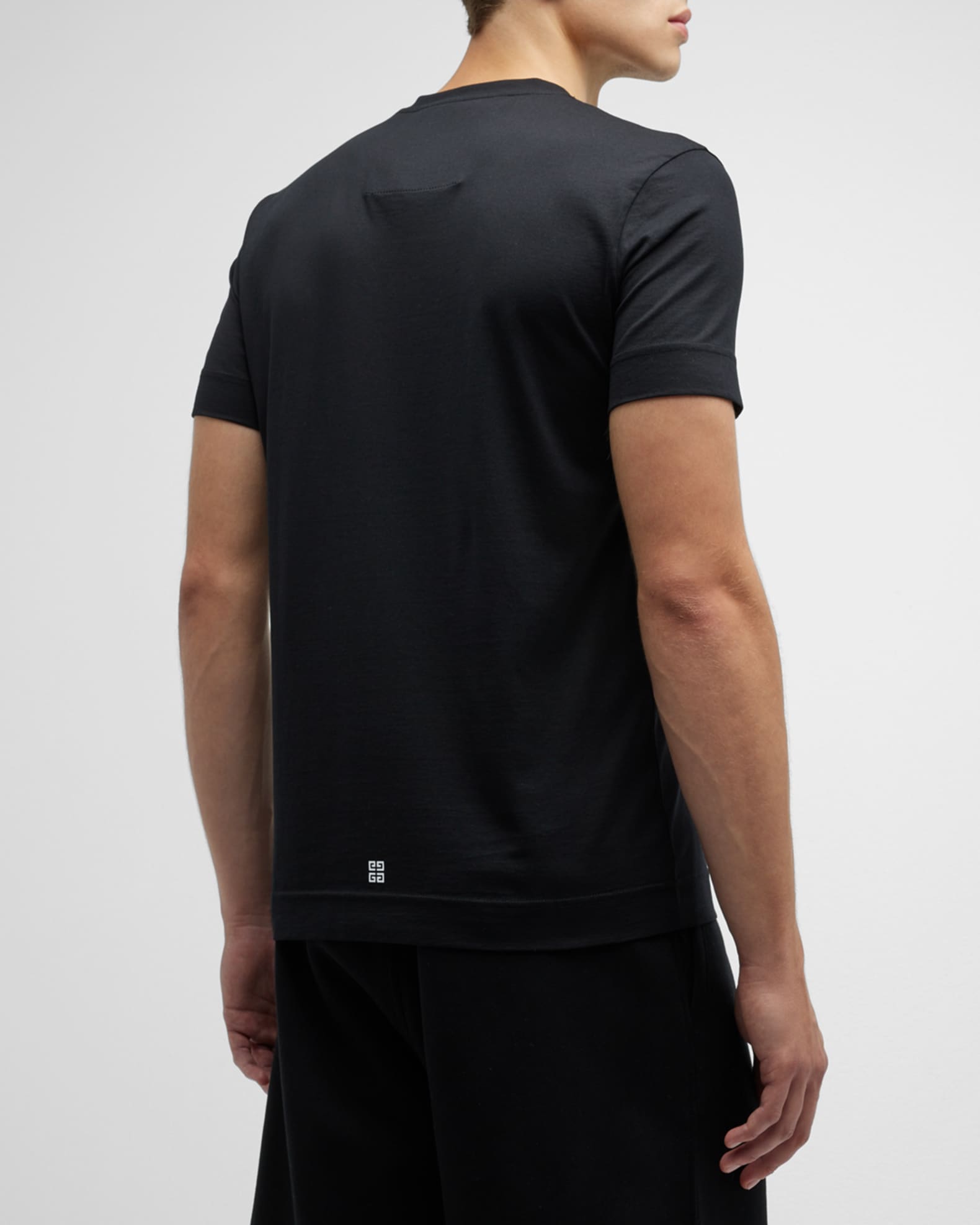 Givenchy Men's Basic Logo Crew T-Shirt | Neiman Marcus