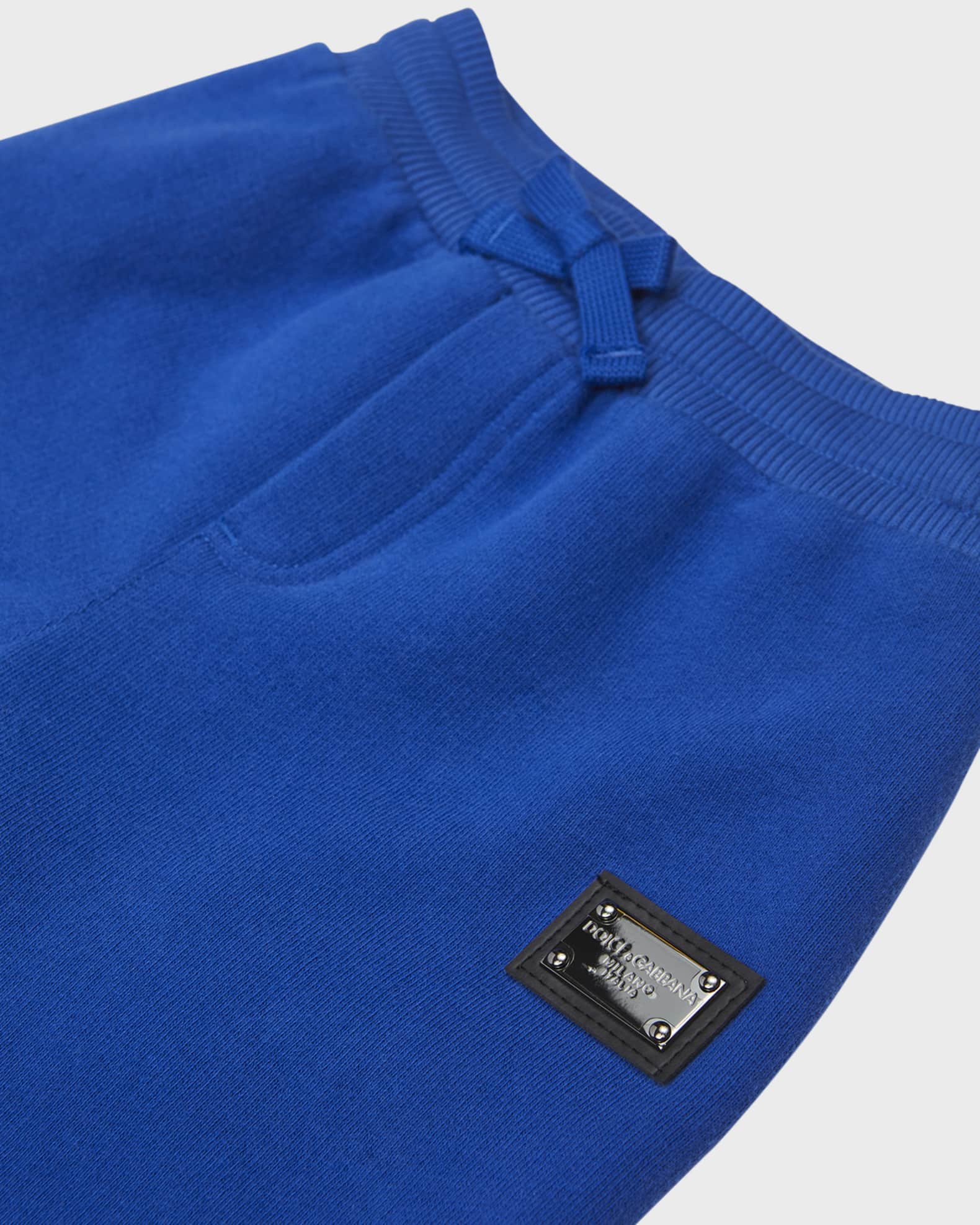 Boy's Logo Plaque Sweat Pants, Size 12M-30M 1
