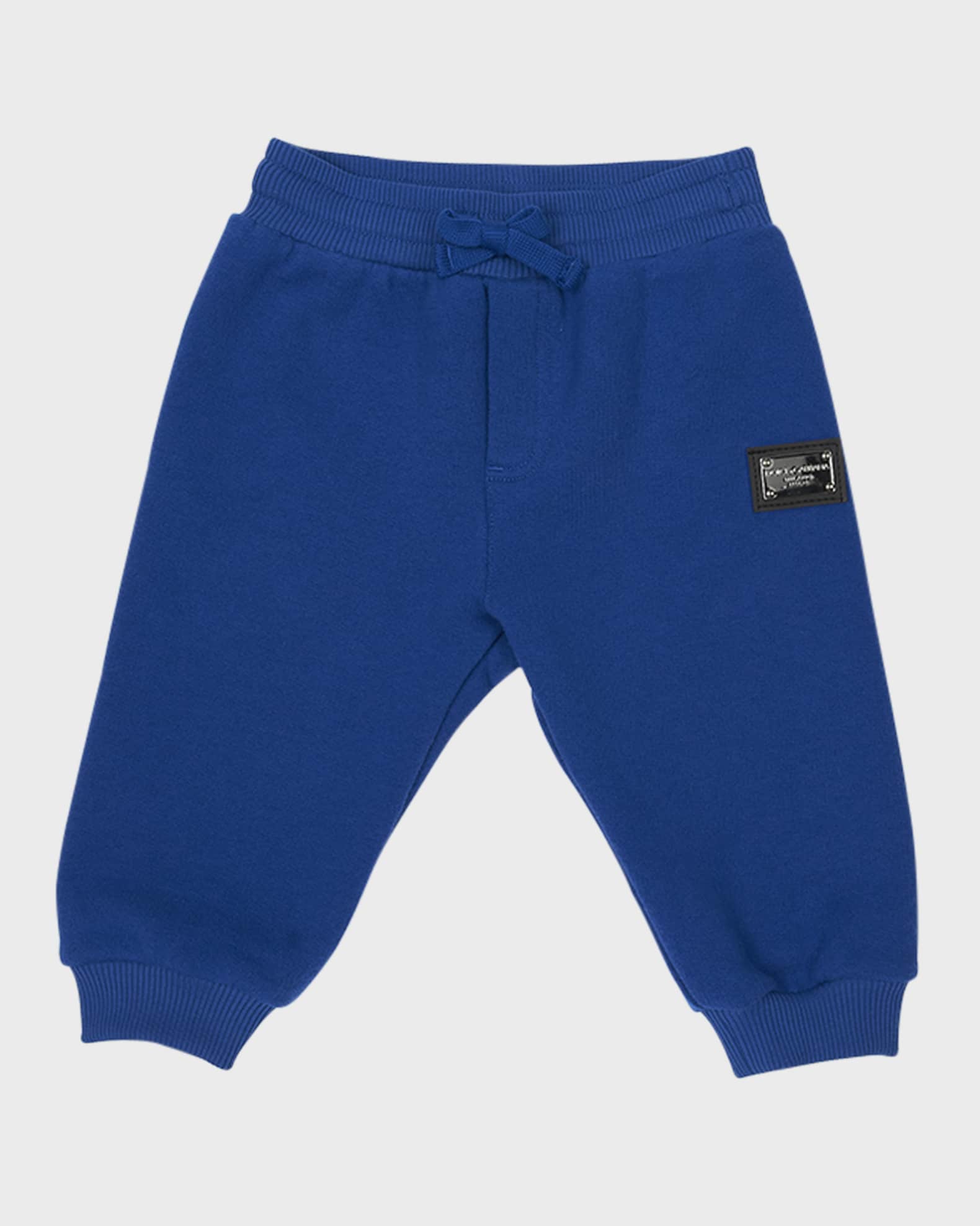 Boy's Logo Plaque Sweat Pants, Size 12M-30M 0