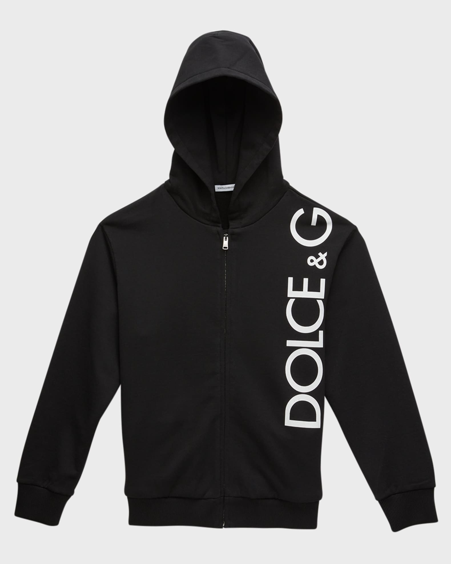 Boy's Vertical Logo-Print Hoodie 0