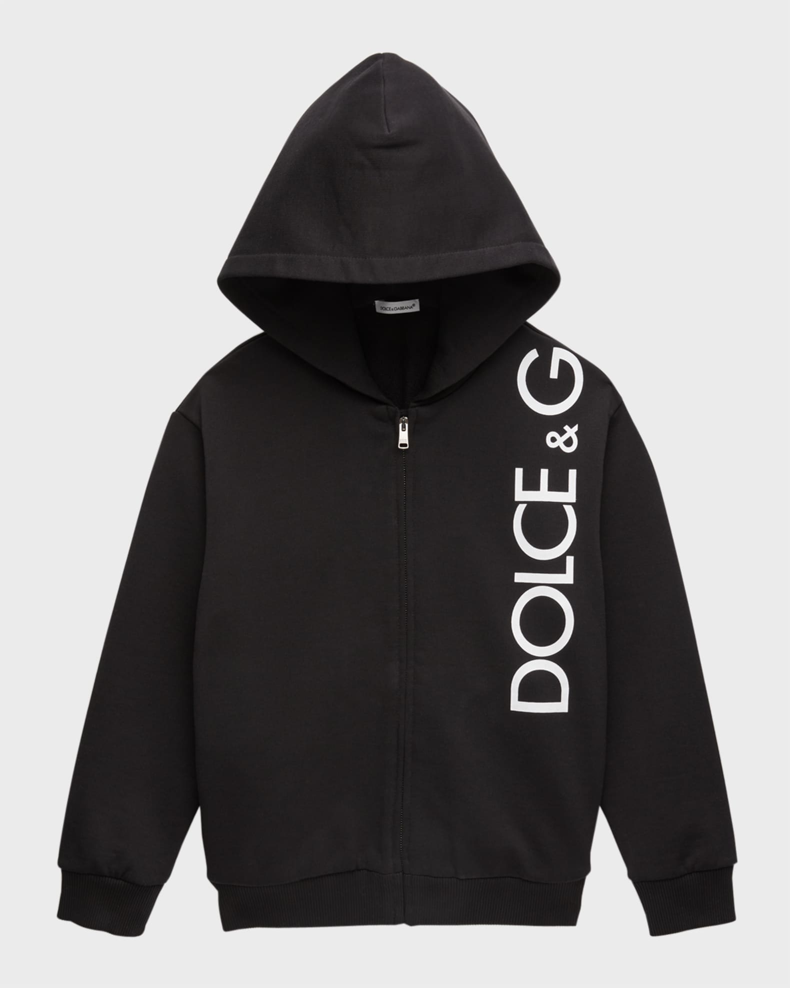 Boy's Vertical Logo-Print Hoodie 0