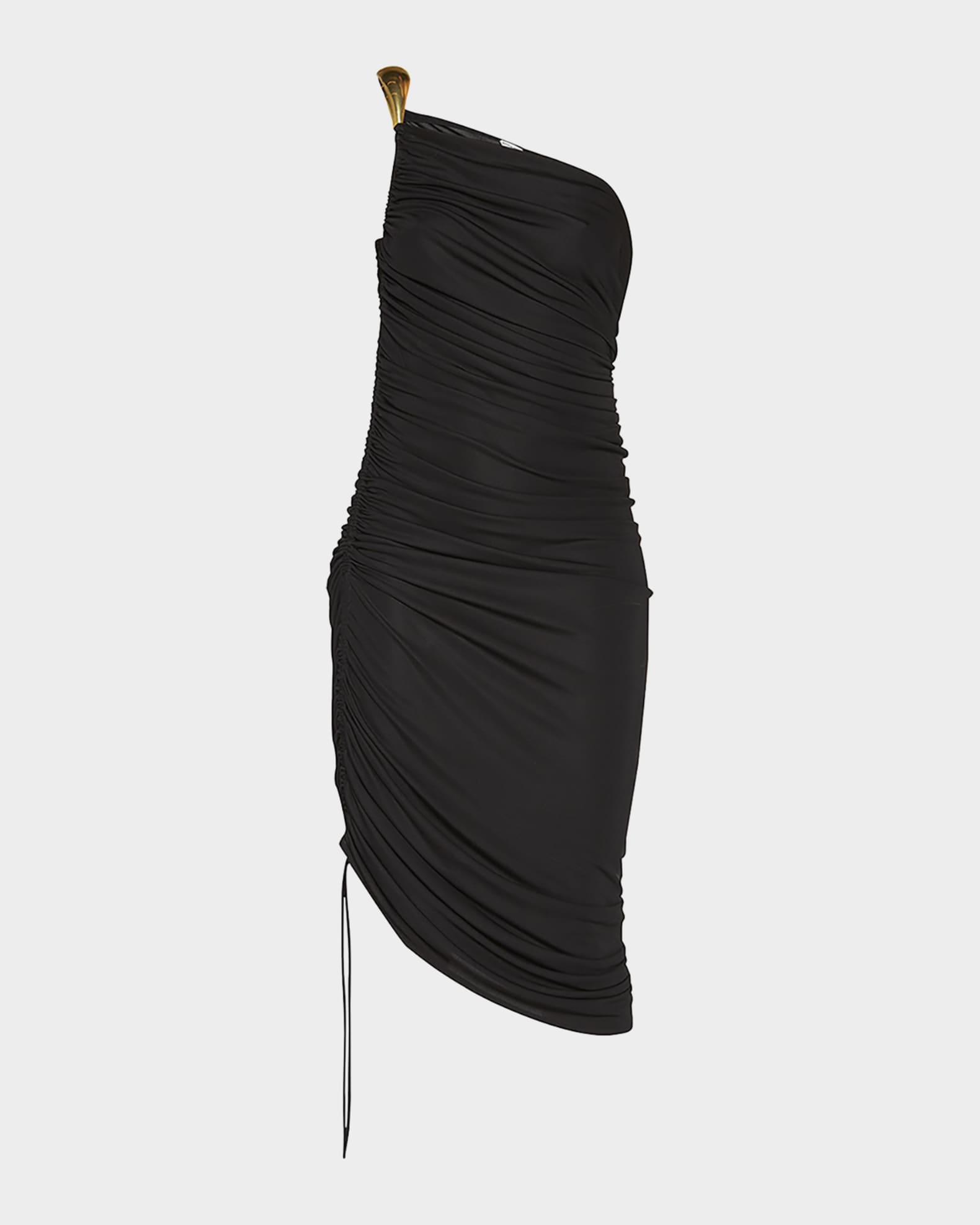 ワンピース BOTTEGA VENETA DRESS (721738V2I60 7112) Bottega Veneta Knotted One-Shoulder Gown | Saks Fifth Avenue