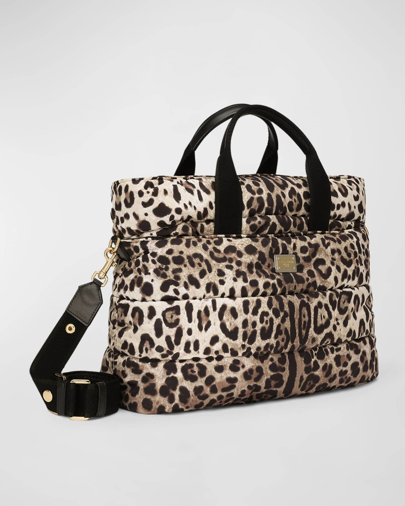 Dolce & Gabbana Kids Leopard-Print Changing Bag Set - White