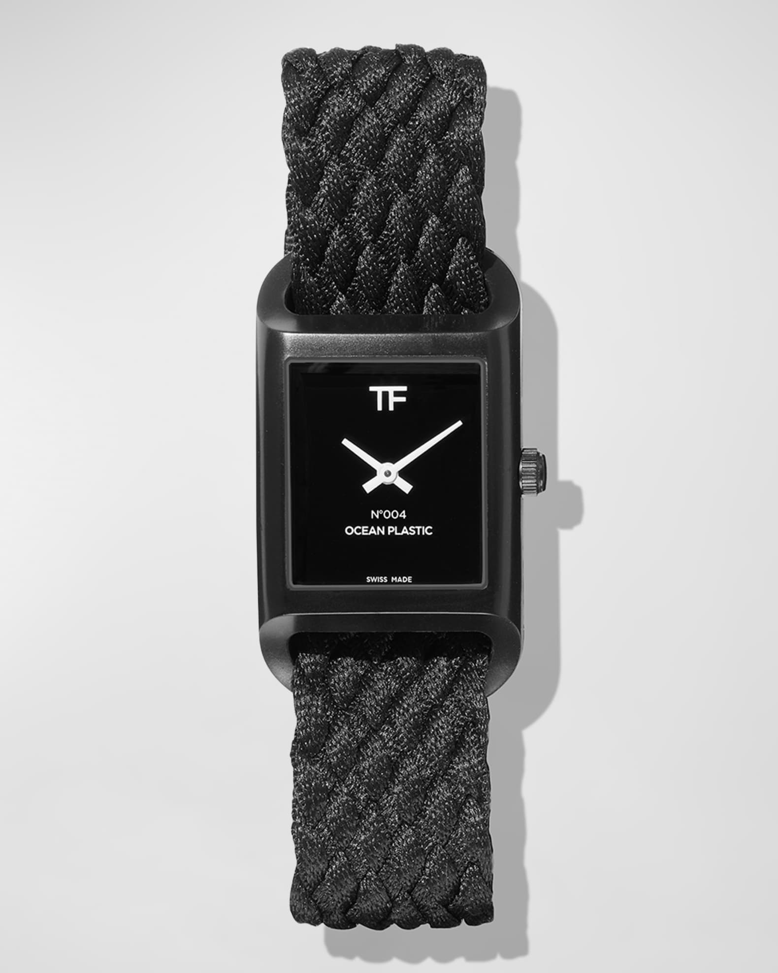 TOM FORD TIMEPIECES Men's Tom Ford 004 Ocean Plastic Watch | Neiman Marcus
