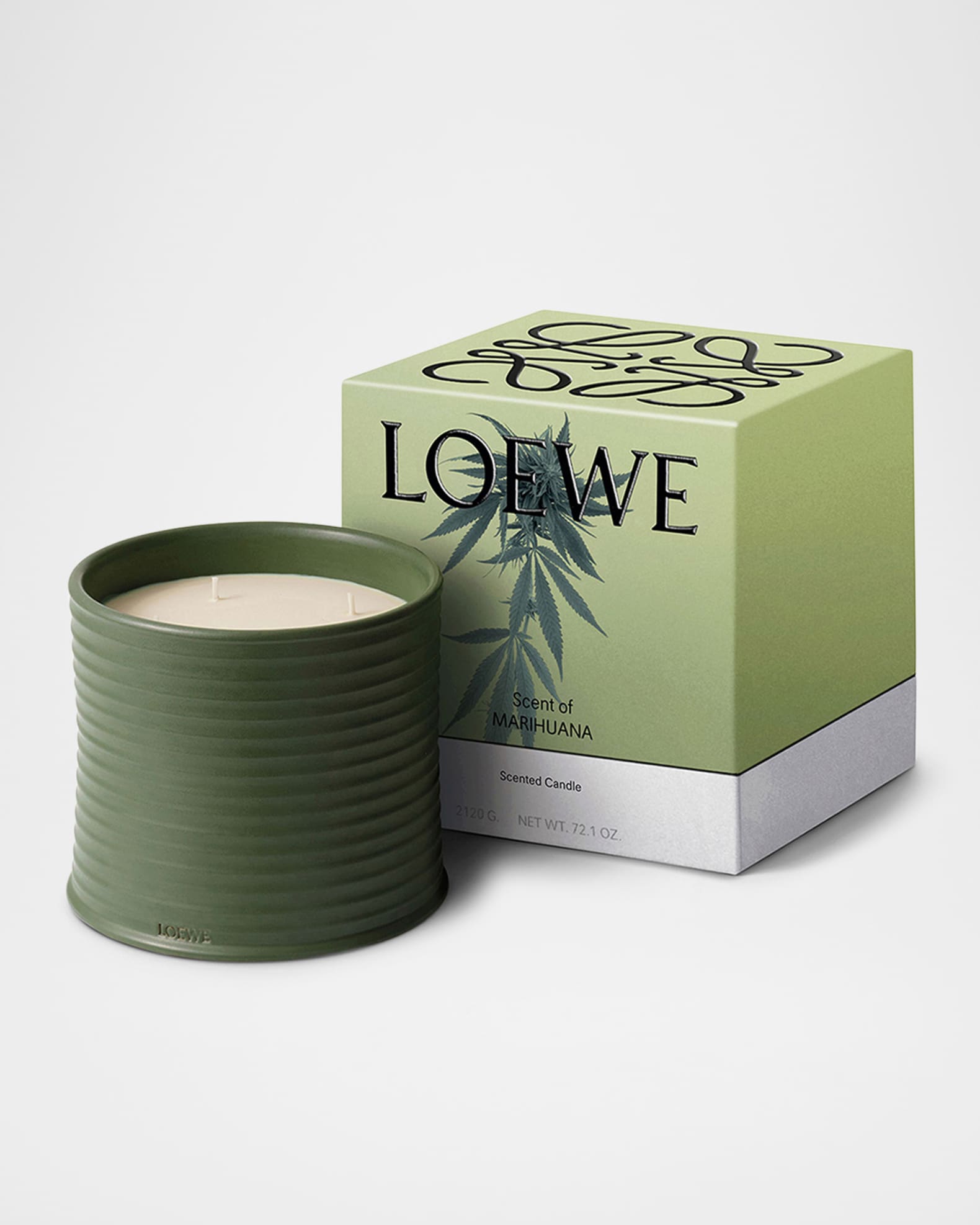 74.8 oz. Large Marihuana Candle 1