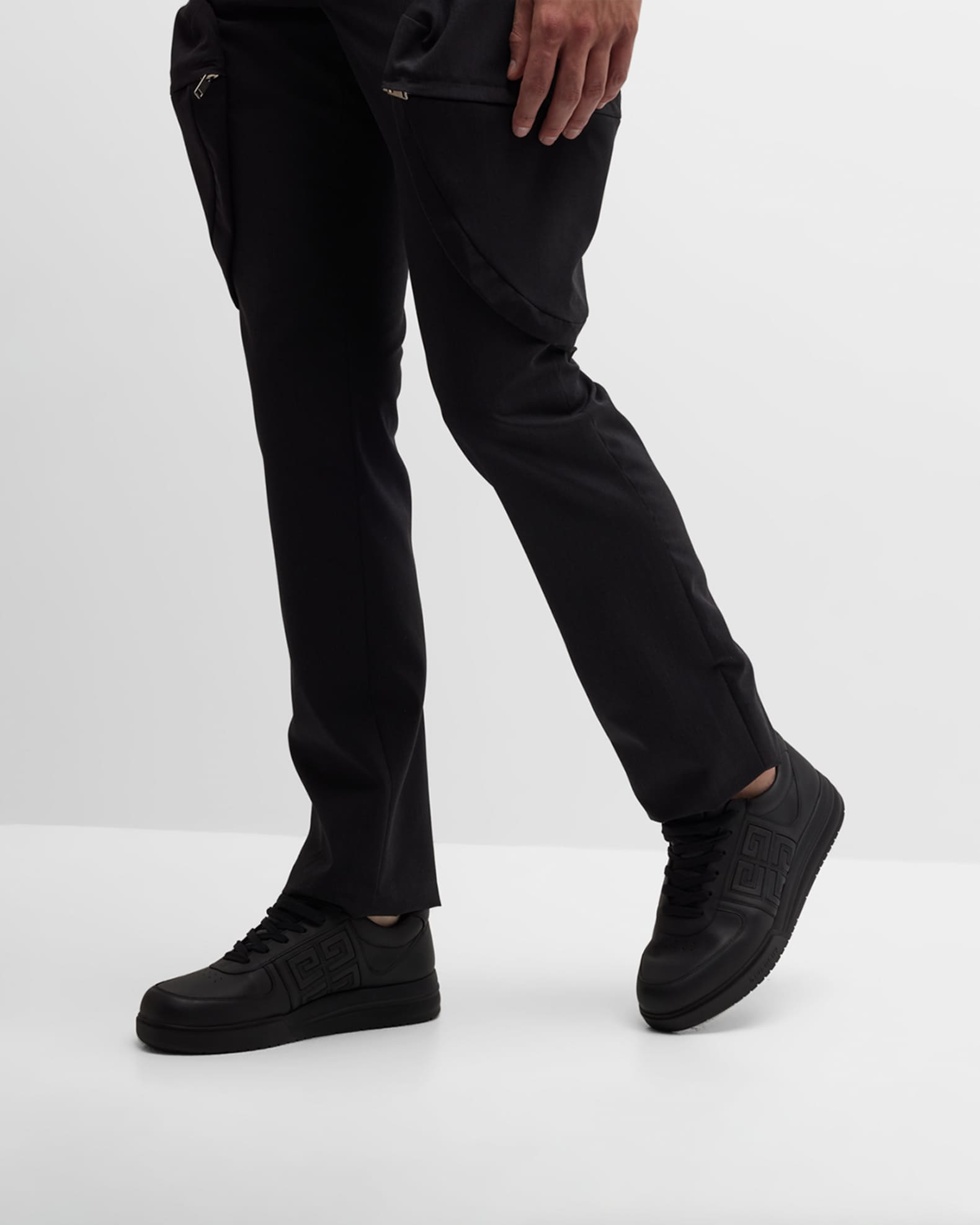 Men's G4 Bicolor Leather Low-Top Sneakers | Neiman Marcus