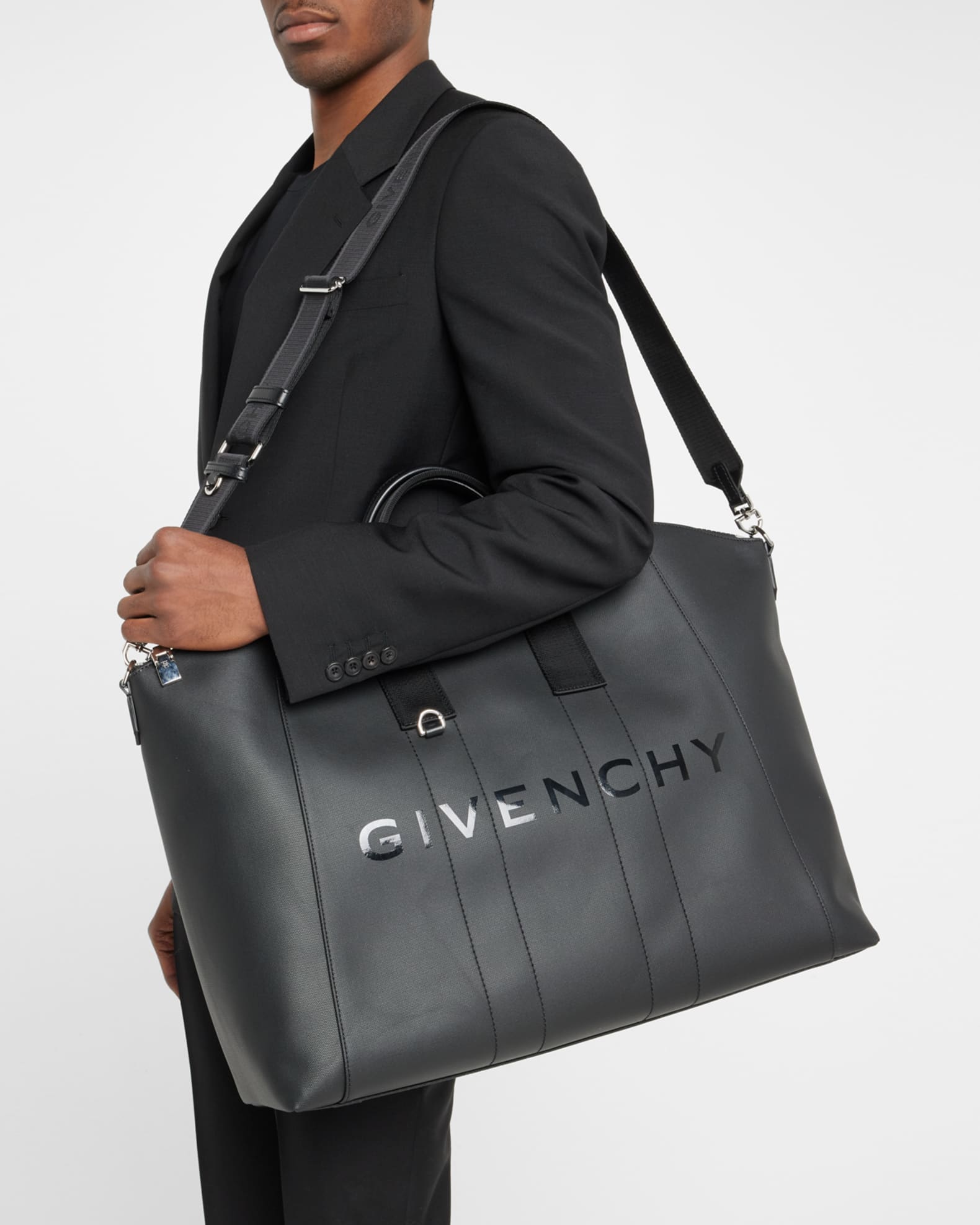 Givenchy Men's Medium Antigona Sport Canvas Duffel Bag | Neiman Marcus