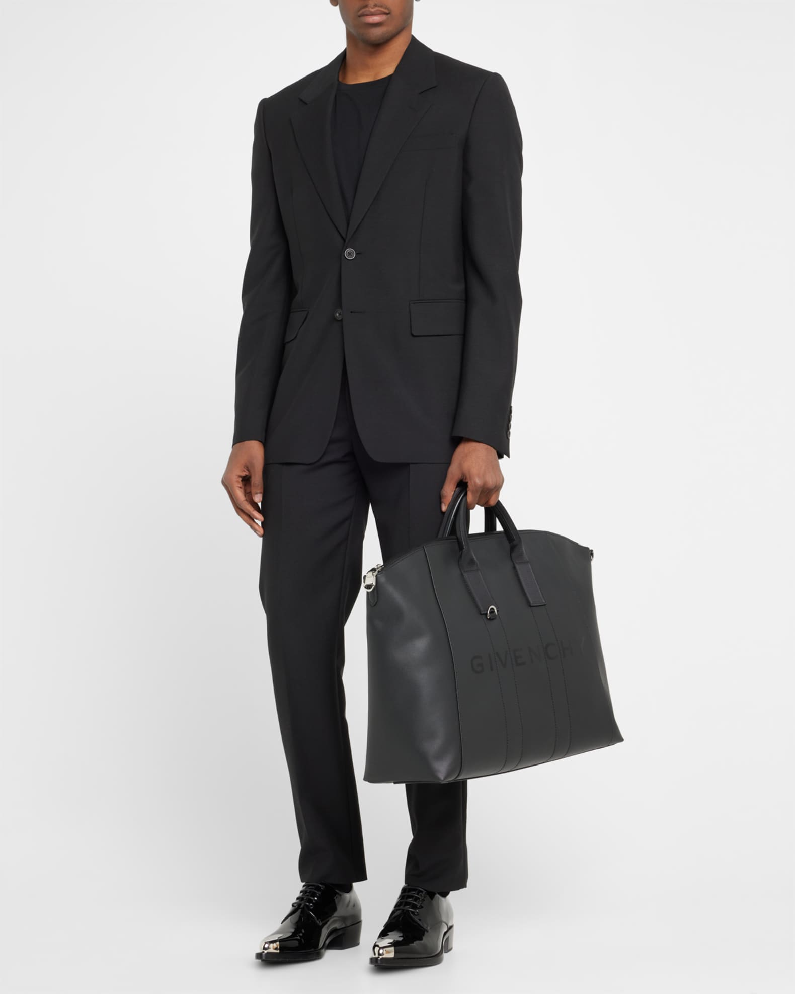 Givenchy Men's Medium Antigona Sport Canvas Duffel Bag Neiman Marcus