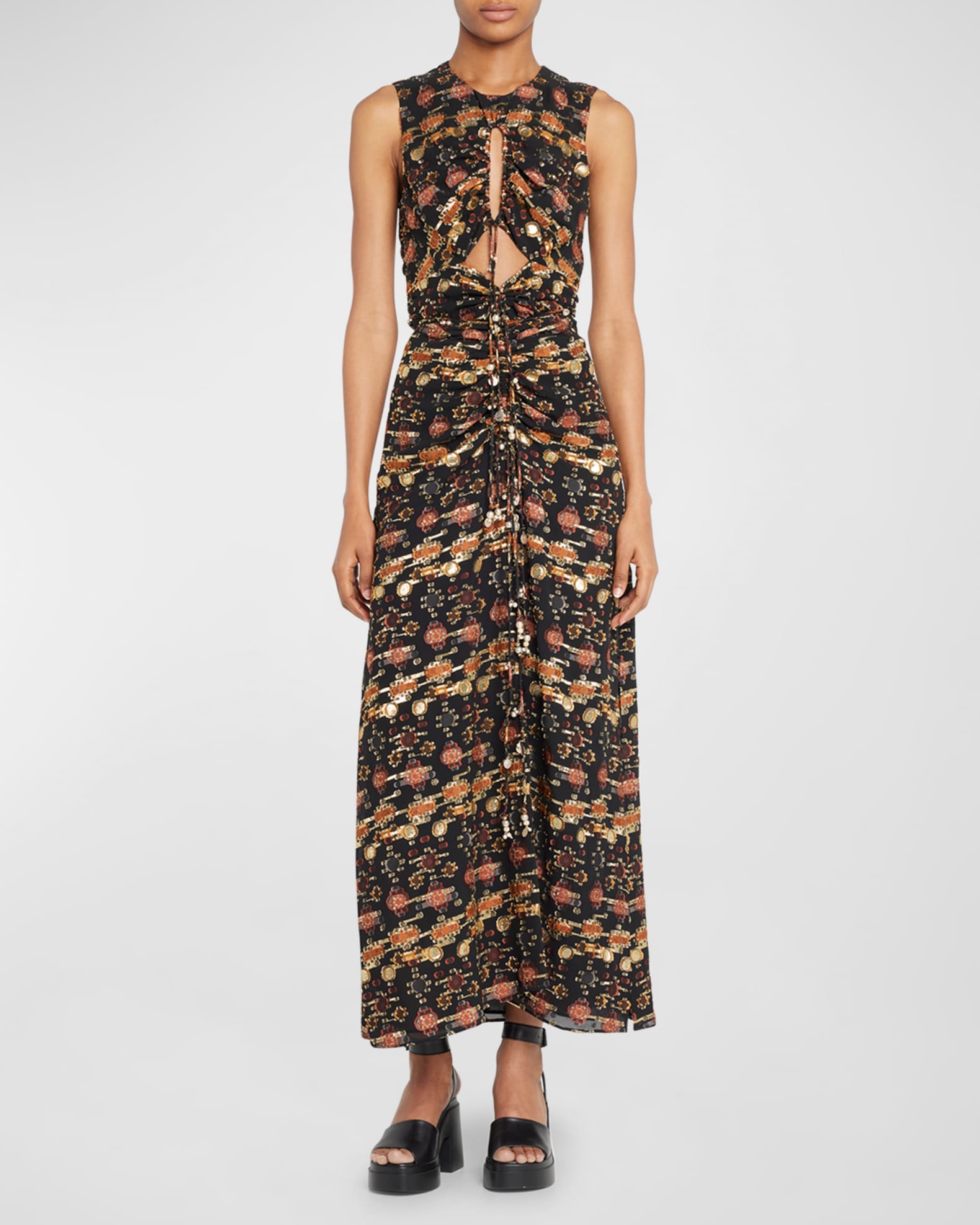 Altuzarra Safia Jacquard Midi Skirt | Neiman Marcus