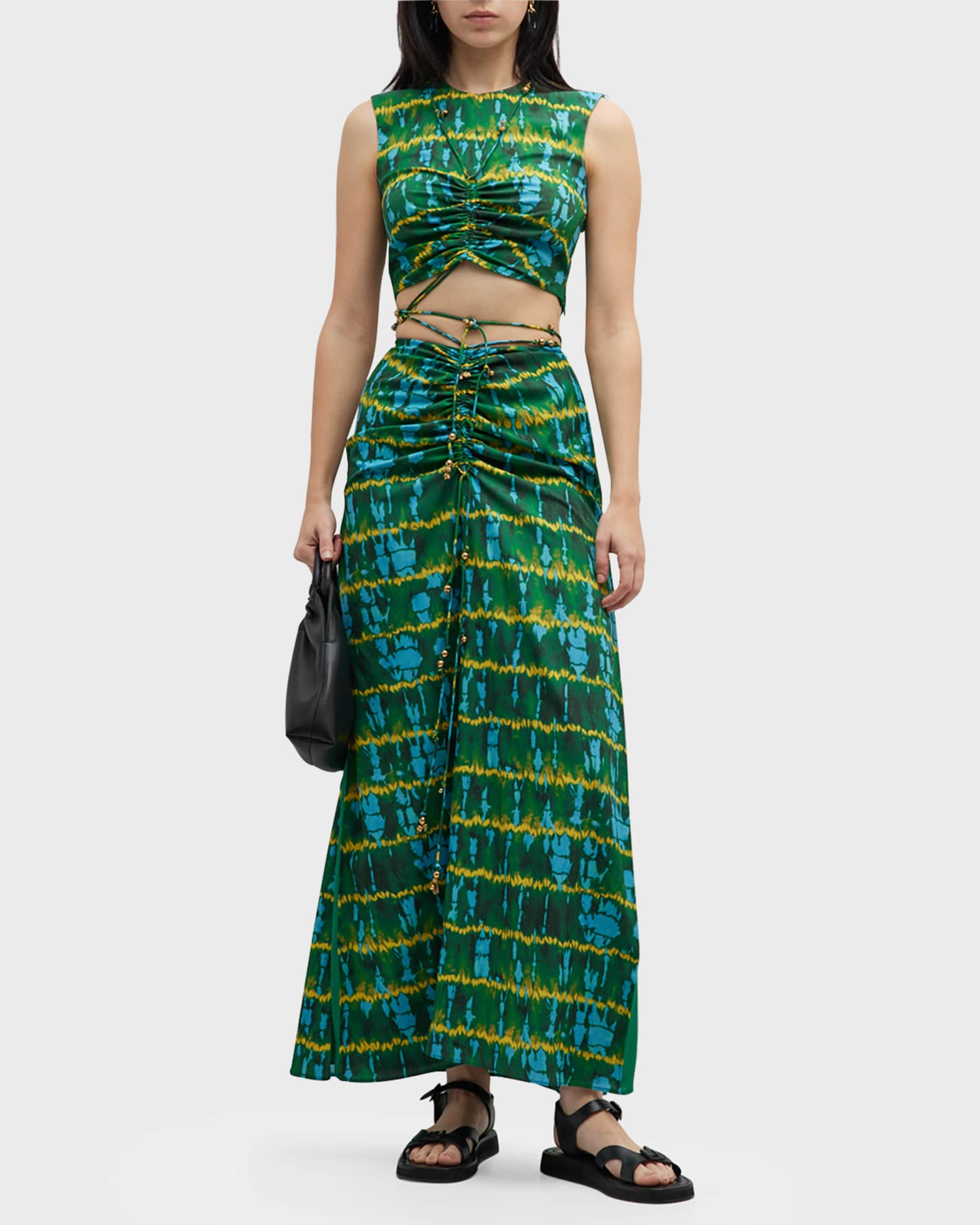 Tie-Dye Ruched Collection | Neiman Marcus