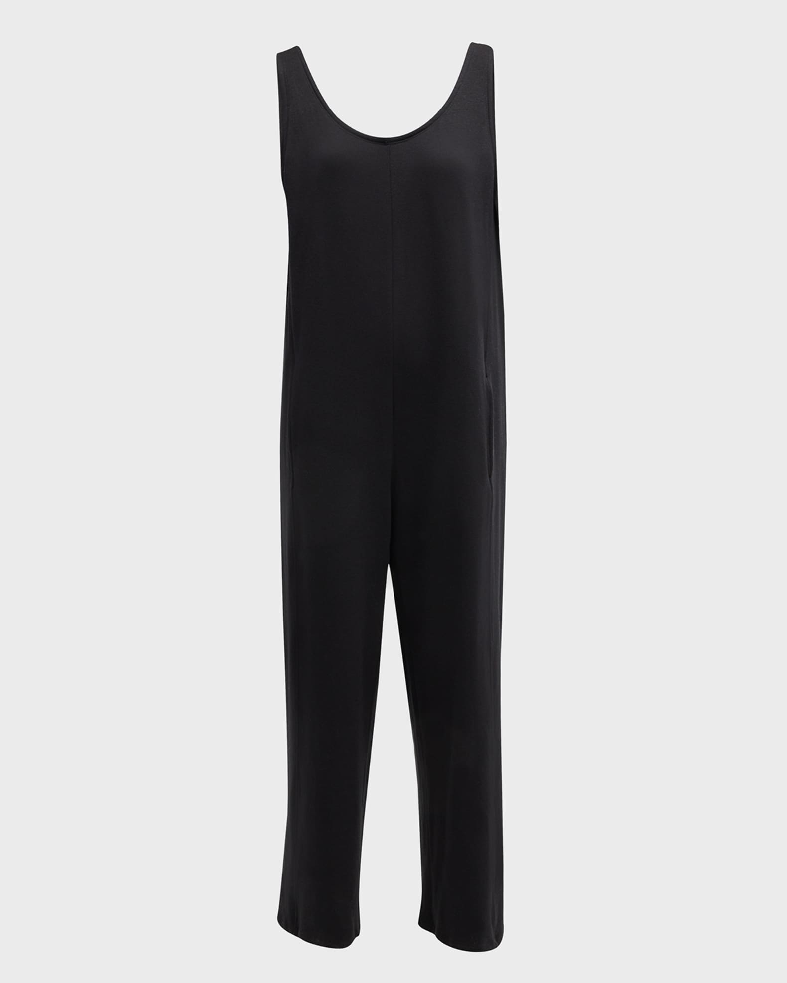 Eileen Fisher Sleeveless Cropped Jumpsuit Neiman Marcus