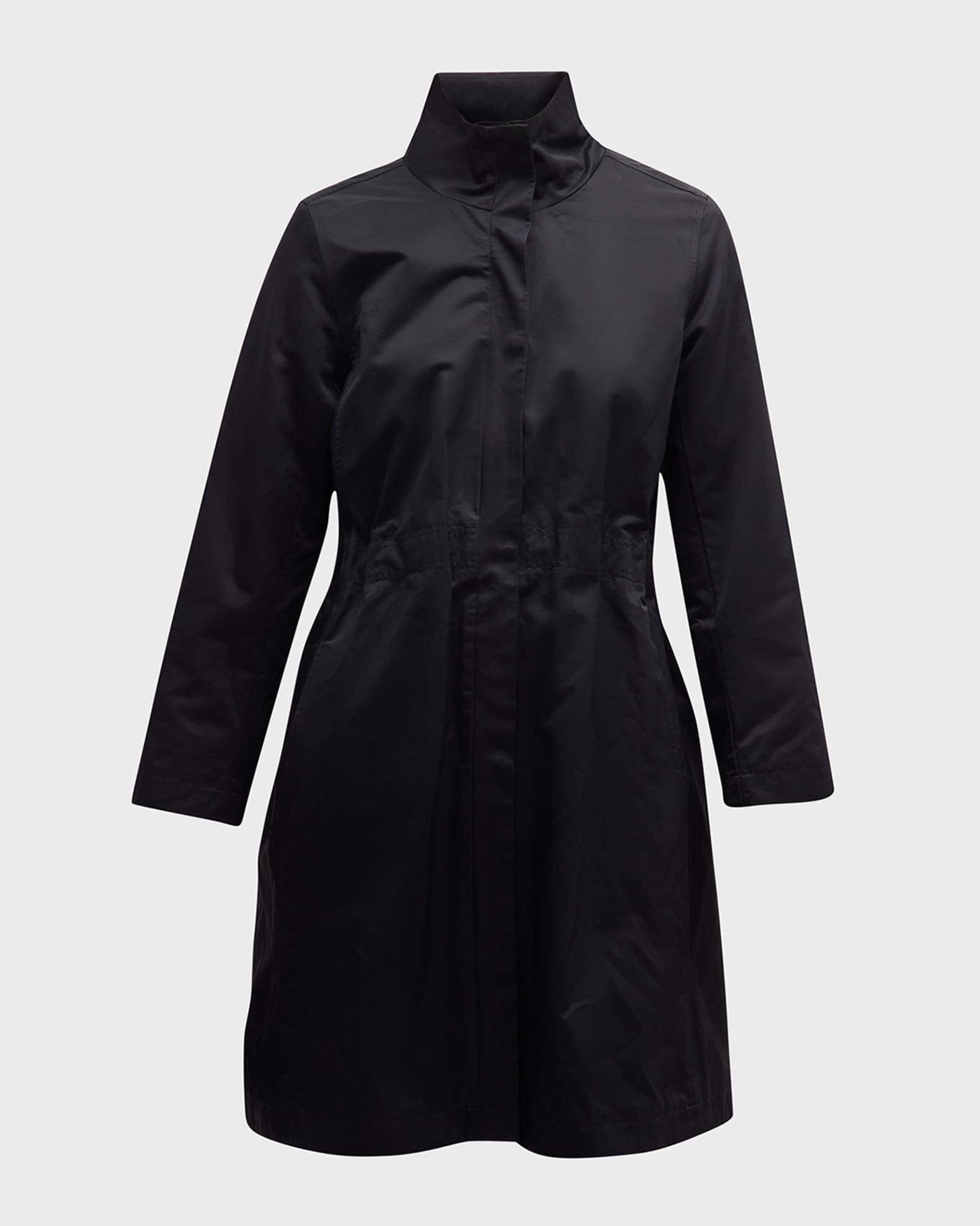 Eileen Fisher ZipFront StandCollar Coat Neiman Marcus