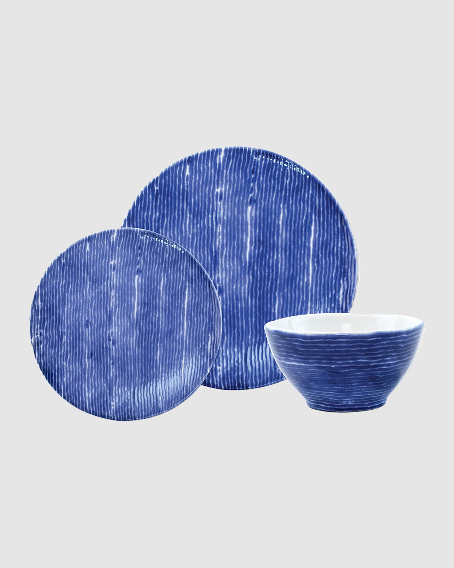 Santorini Stripe Dinner Plate 1