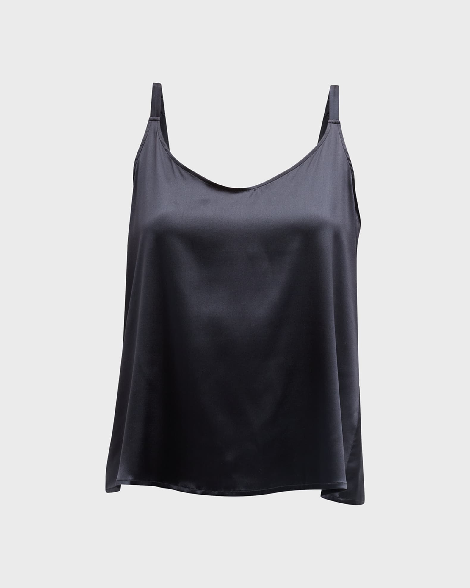 Grand Central Scoop-Neck Silk Cami 0
